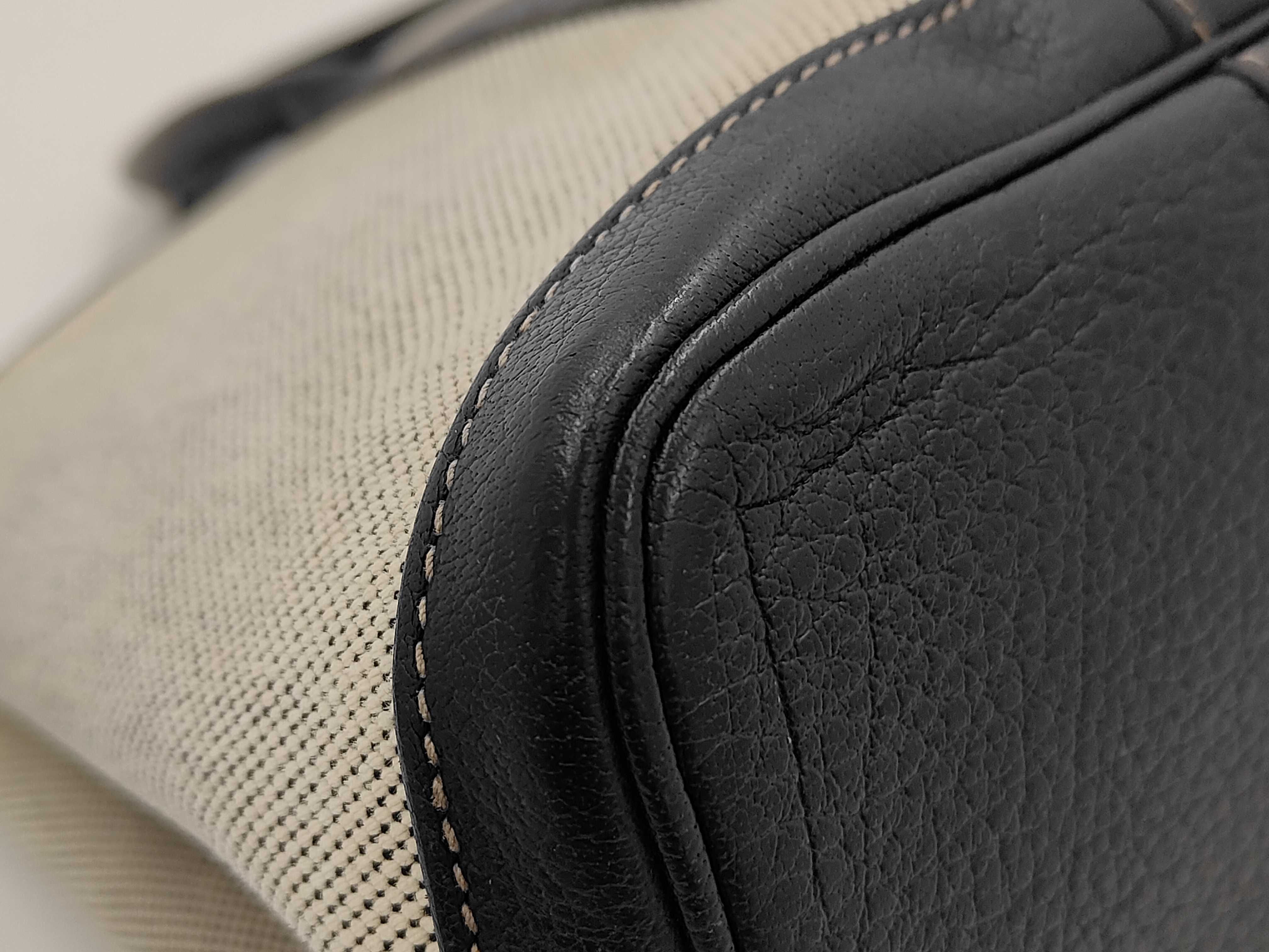 Canvas x Leather Tote Bag — view 4