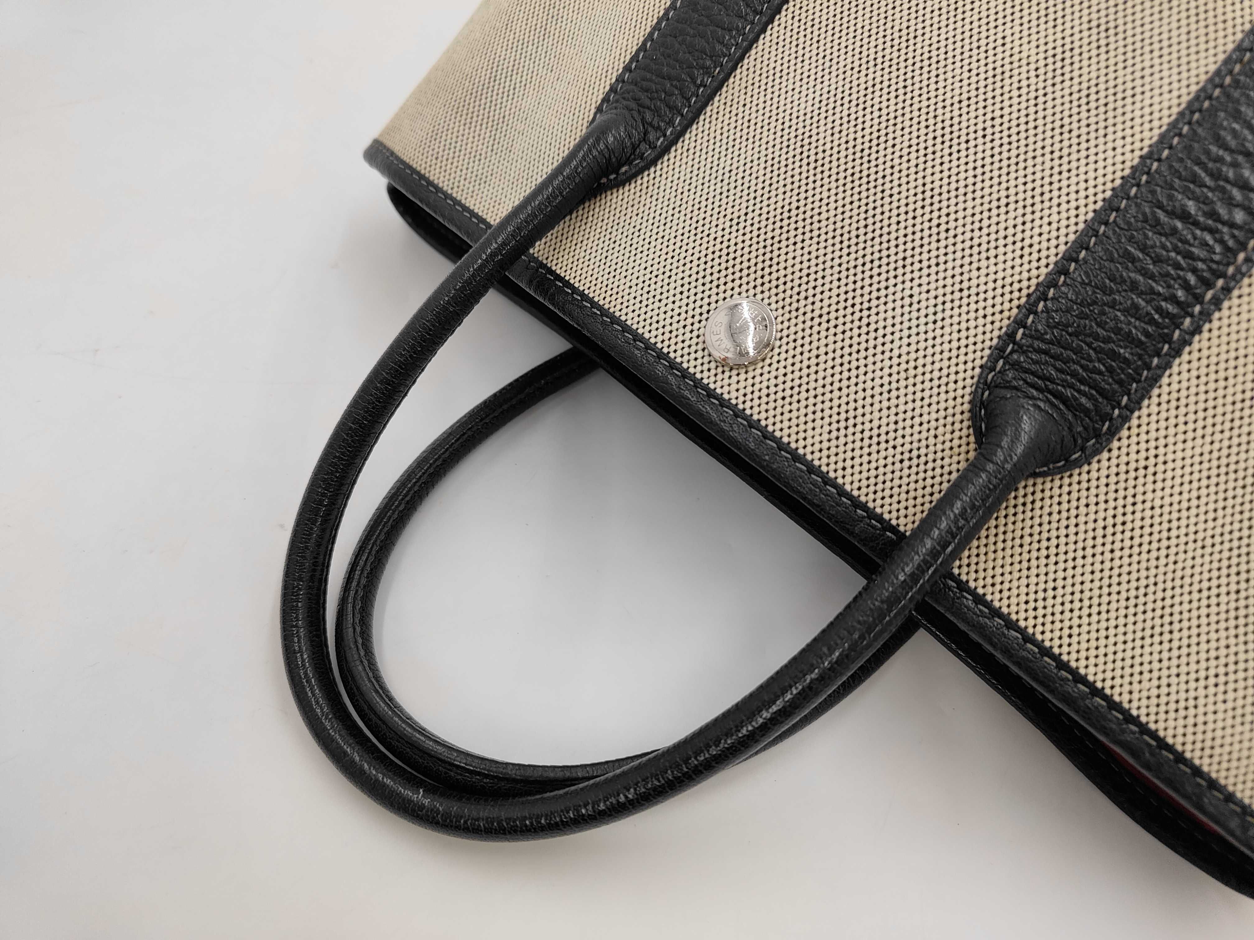 Canvas x Leather Tote Bag — view 5