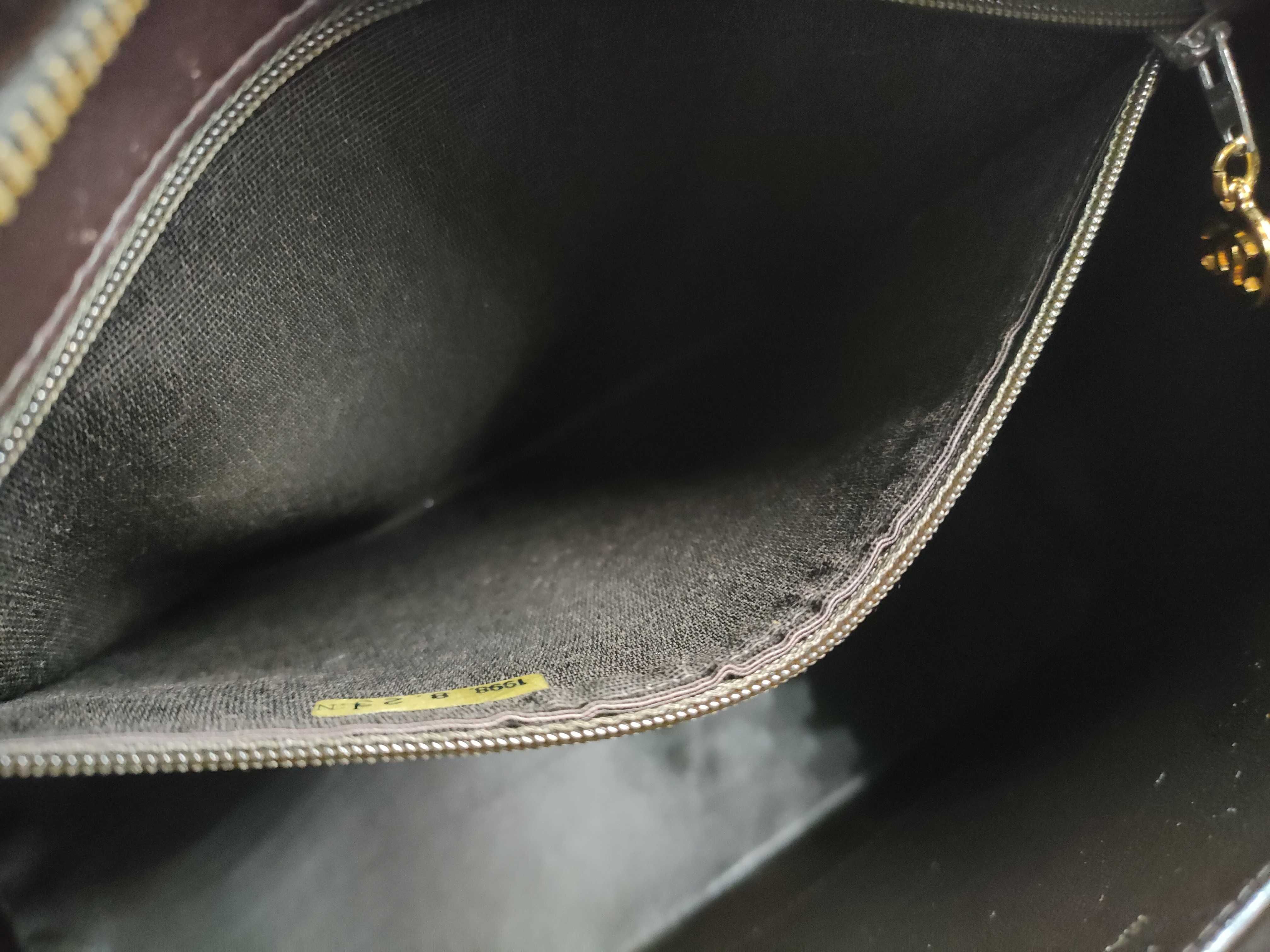 Suede Reissue Tote Bag, Velour Brown Tote Bag — view 12