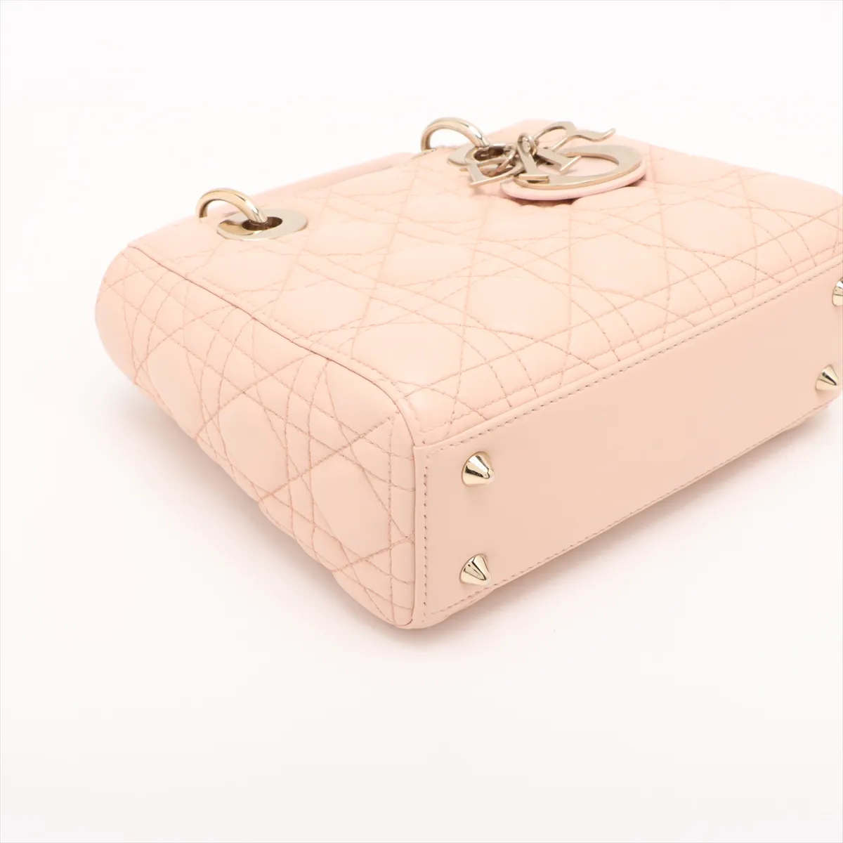 Cannage My Lady Dior Leather 2WAY Handbag Pink — view 4