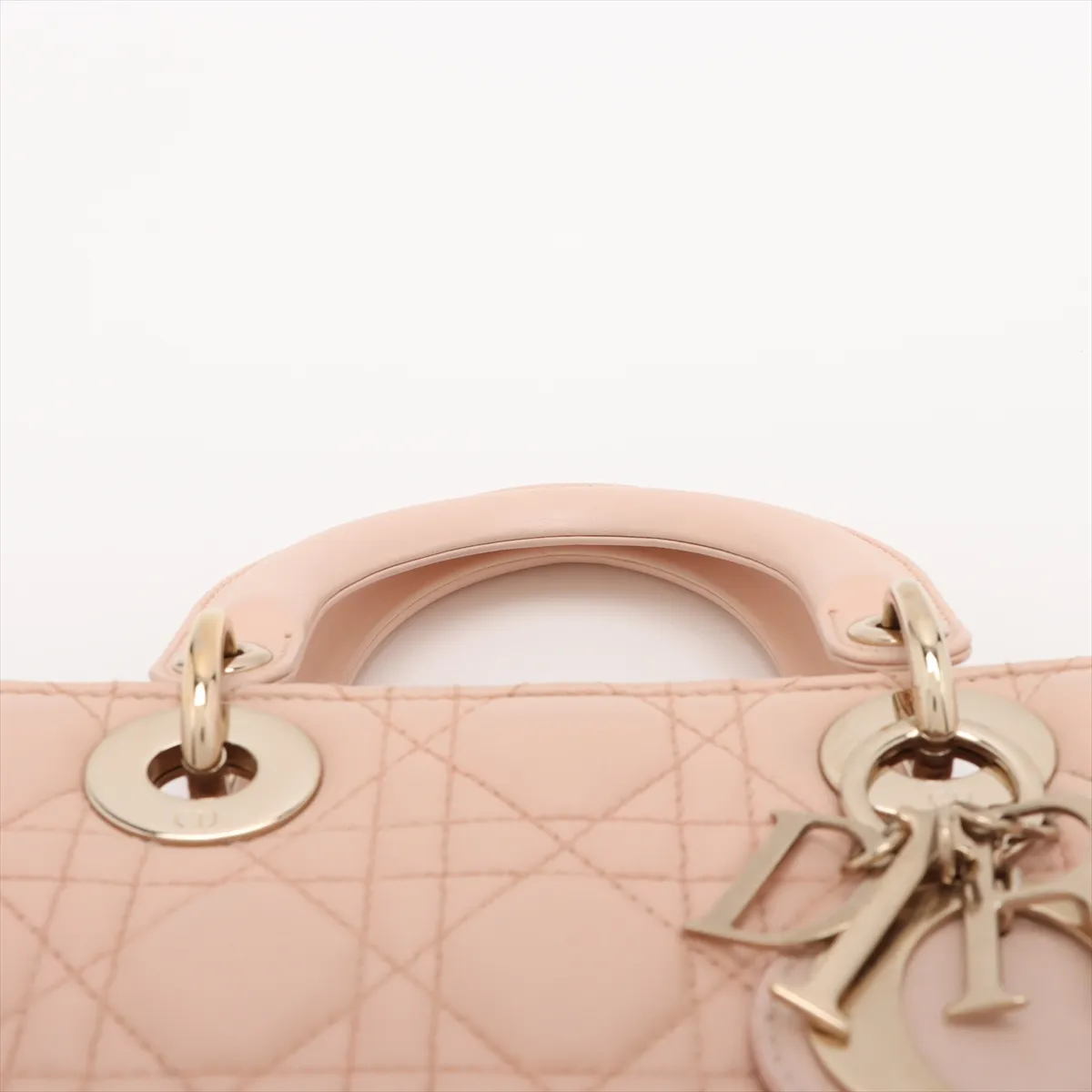 Cannage My Lady Dior Leather 2WAY Handbag Pink — view 6