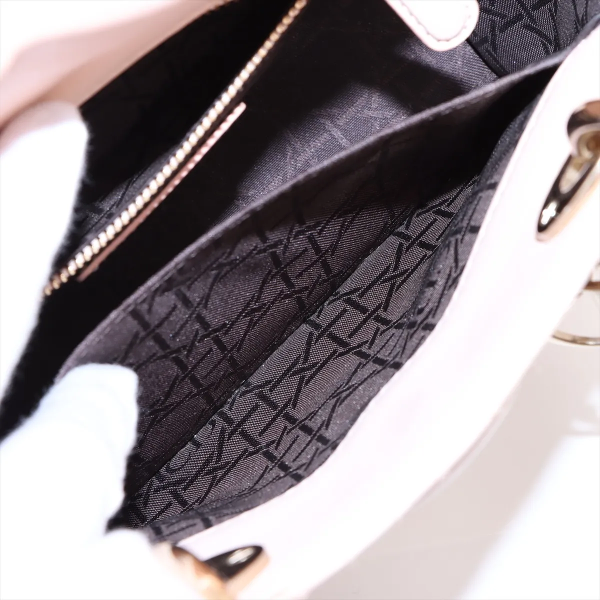 Cannage My Lady Dior Leather 2WAY Handbag Pink — view 10
