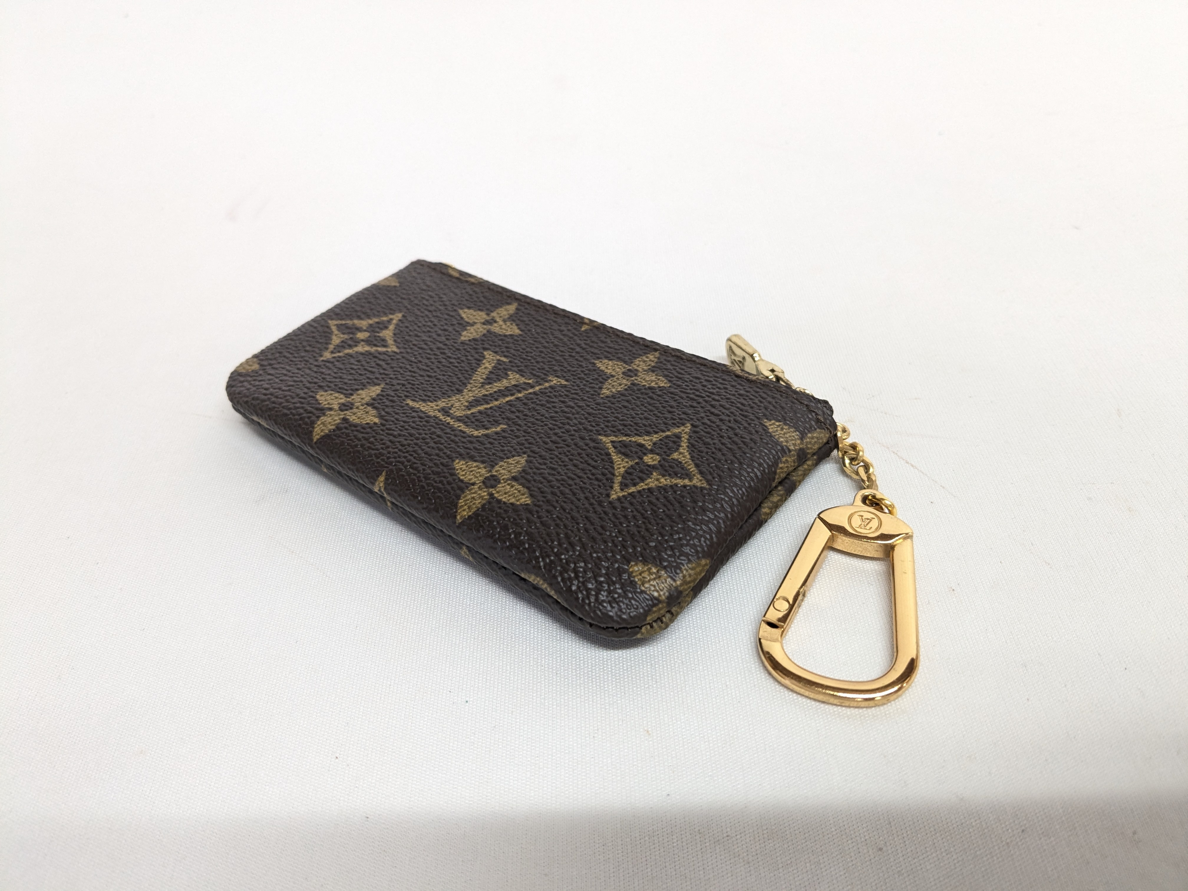 LV Monogram Pochette Clé Coin Case — view 5