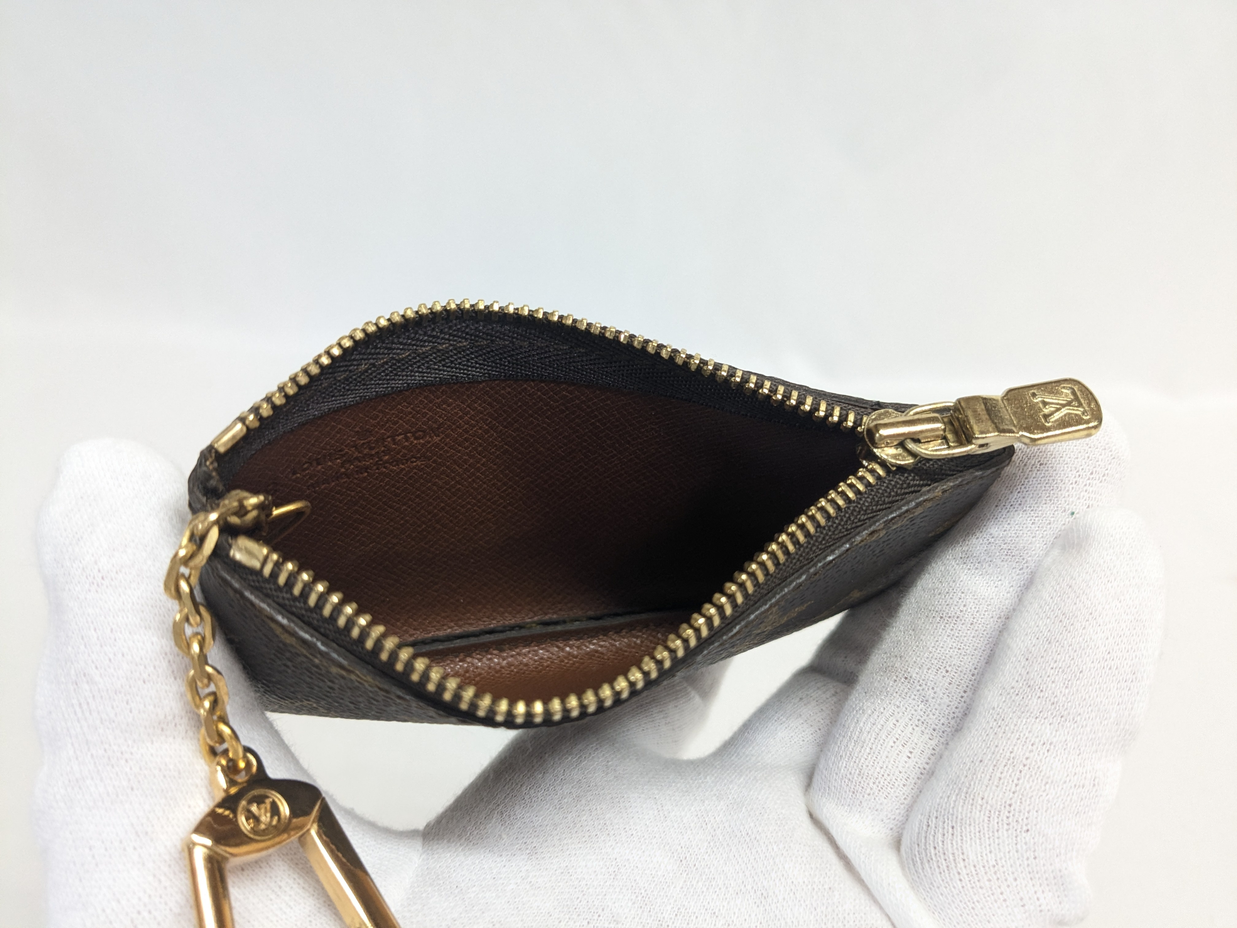LV Monogram Pochette Clé Coin Case — view 6