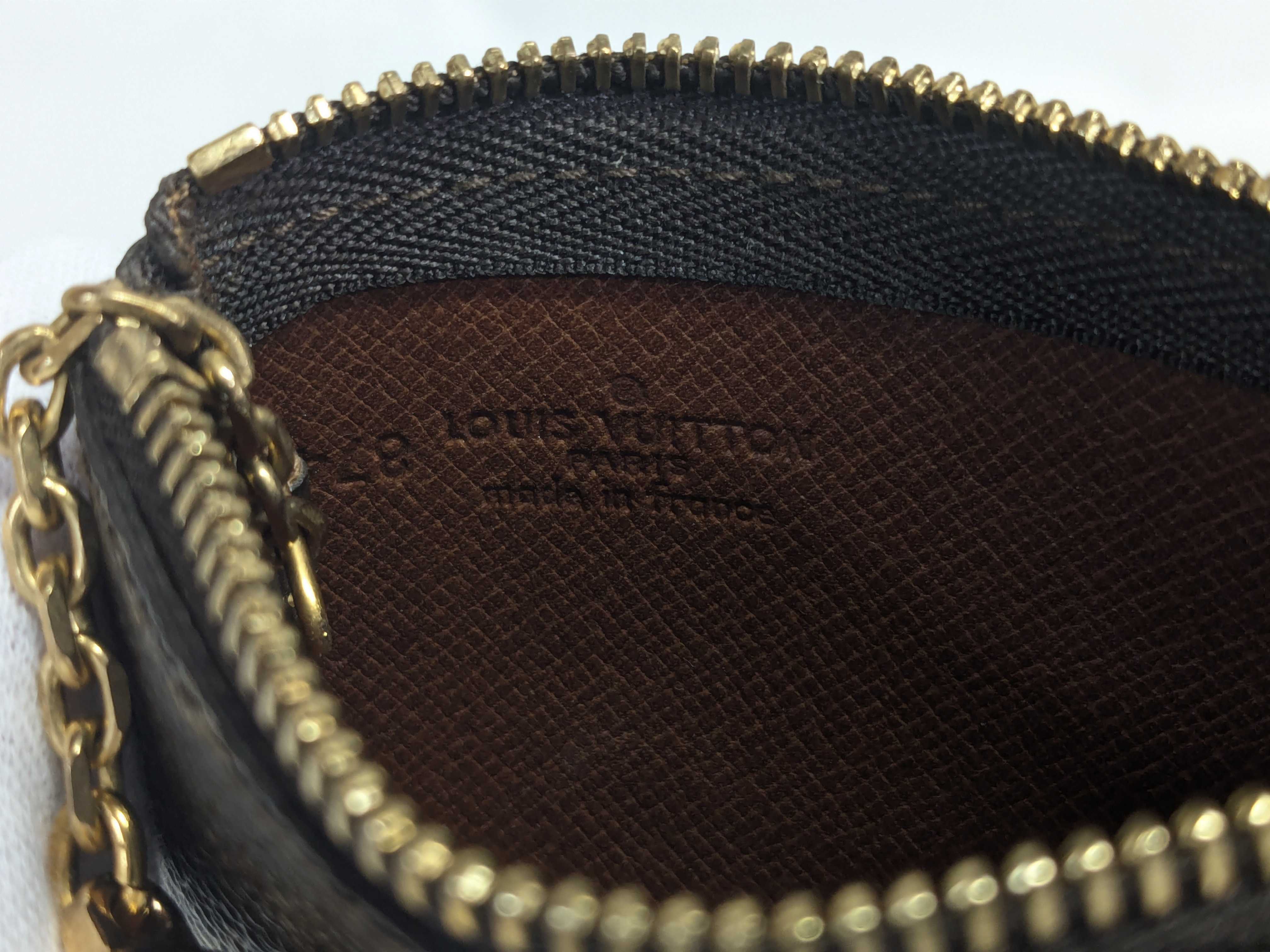 LV Monogram Pochette Clé Coin Case — view 7
