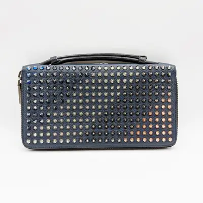 Studded Panettone XL Round Zip Long Wallet