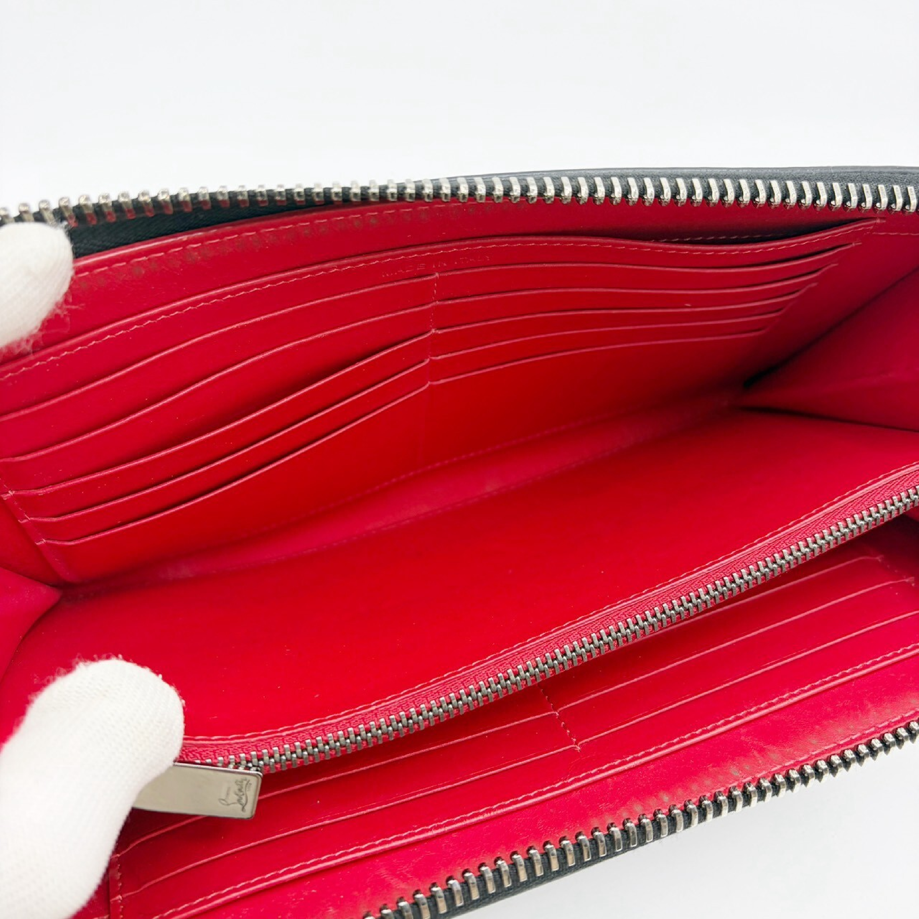 Studded Panettone XL Round Zip Long Wallet — view 7