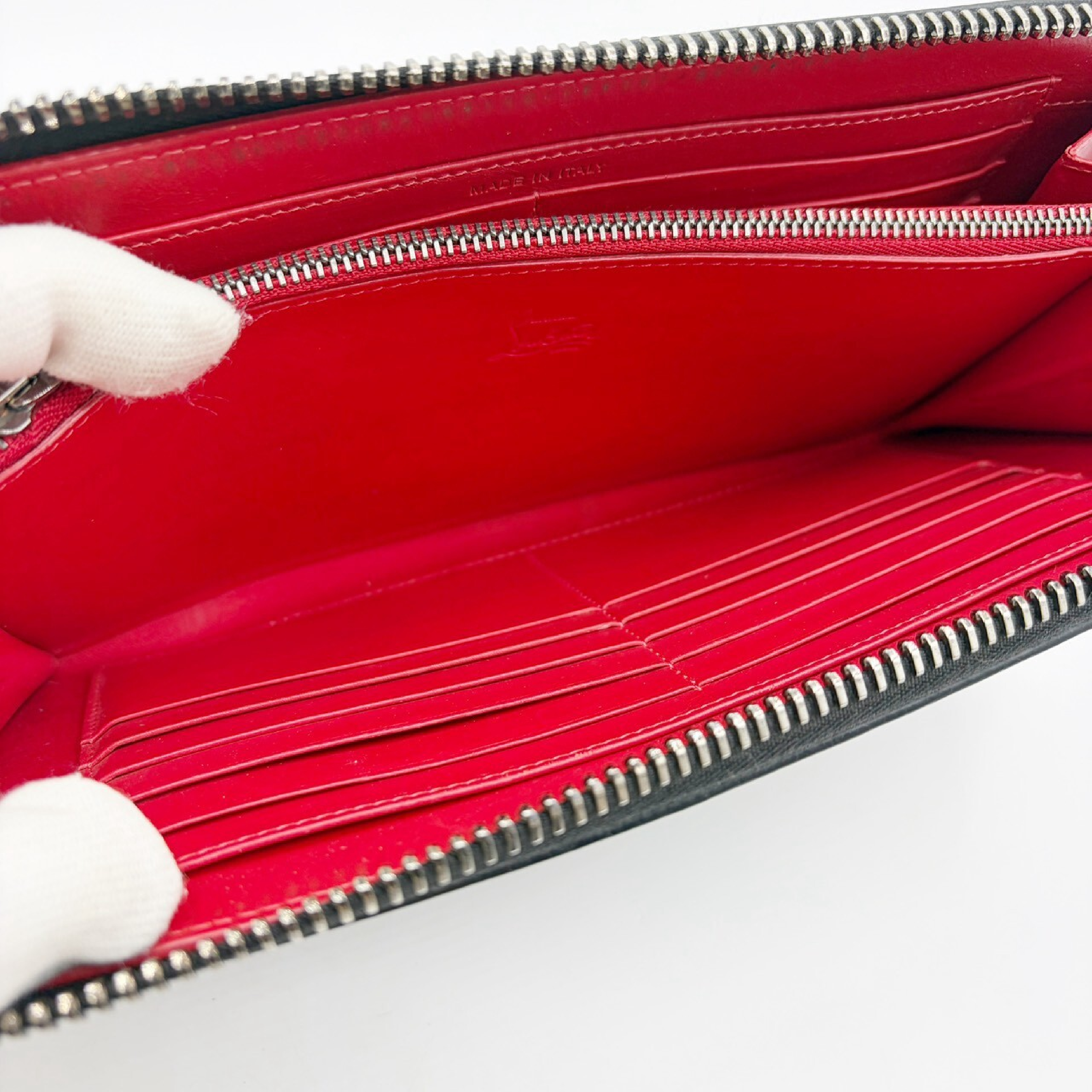 Studded Panettone XL Round Zip Long Wallet — view 8