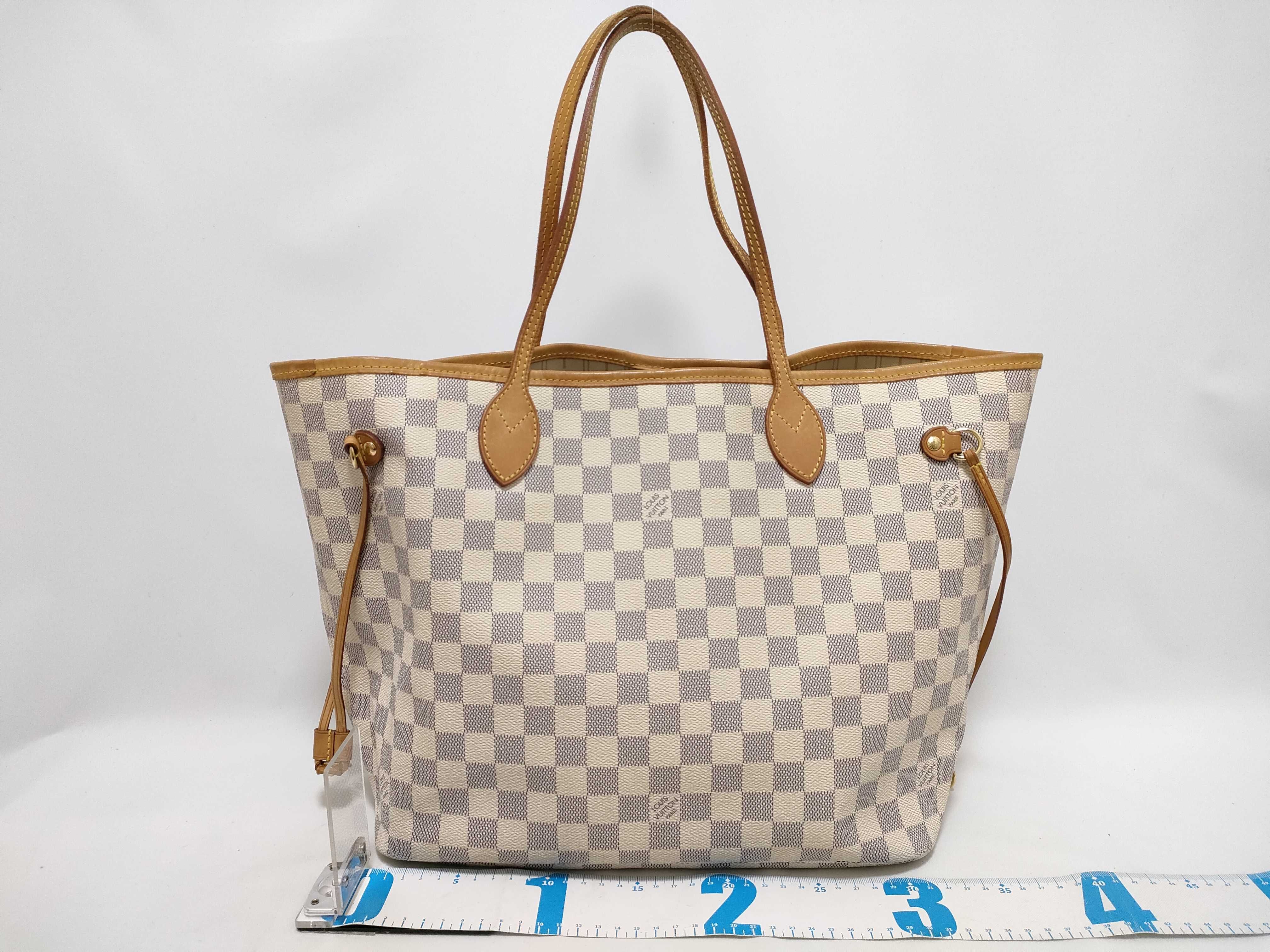 Damier Azur Neverfull MM Tote Bag N51107 — view 2