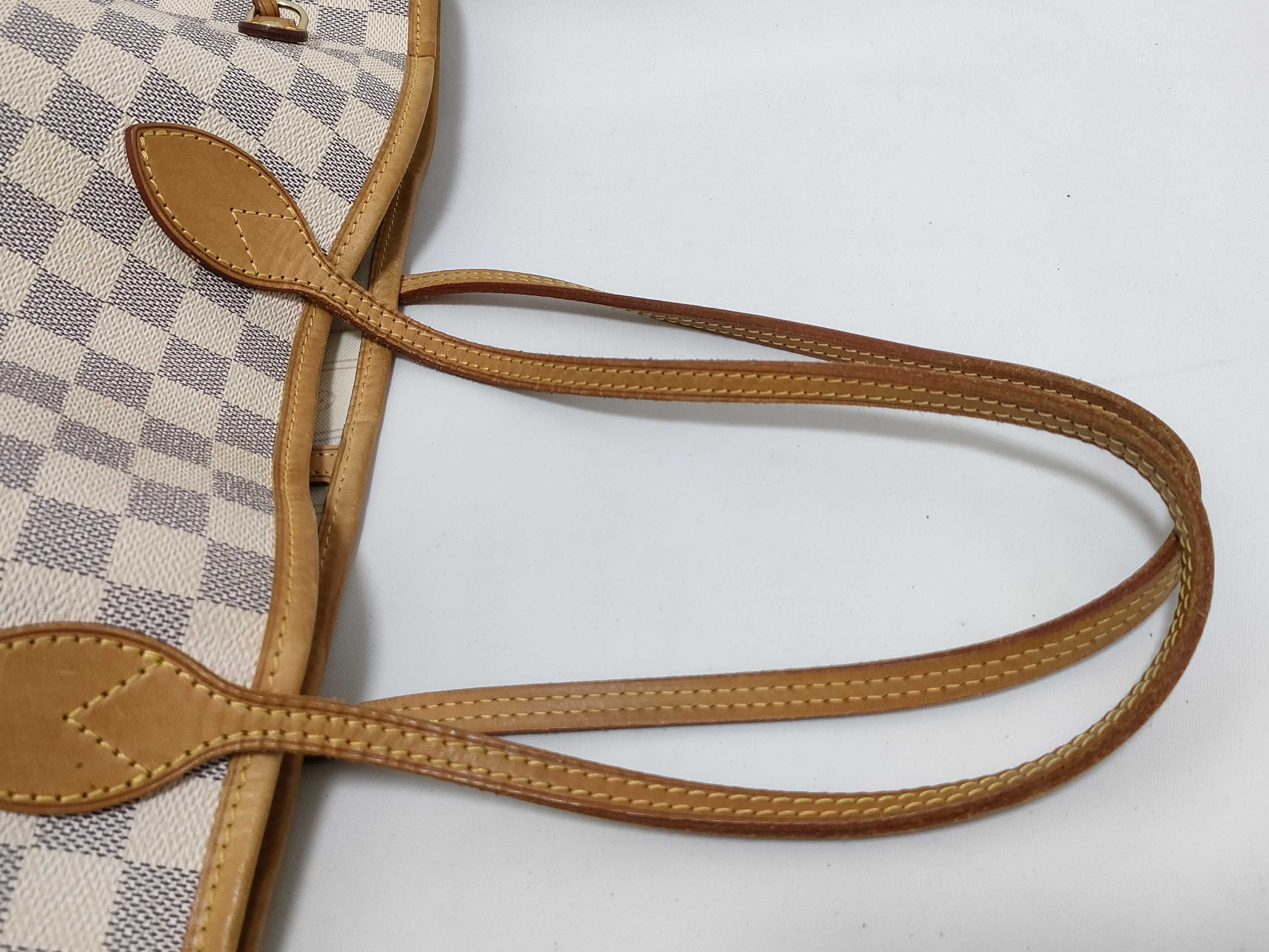 Damier Azur Neverfull MM Tote Bag N51107 — view 3