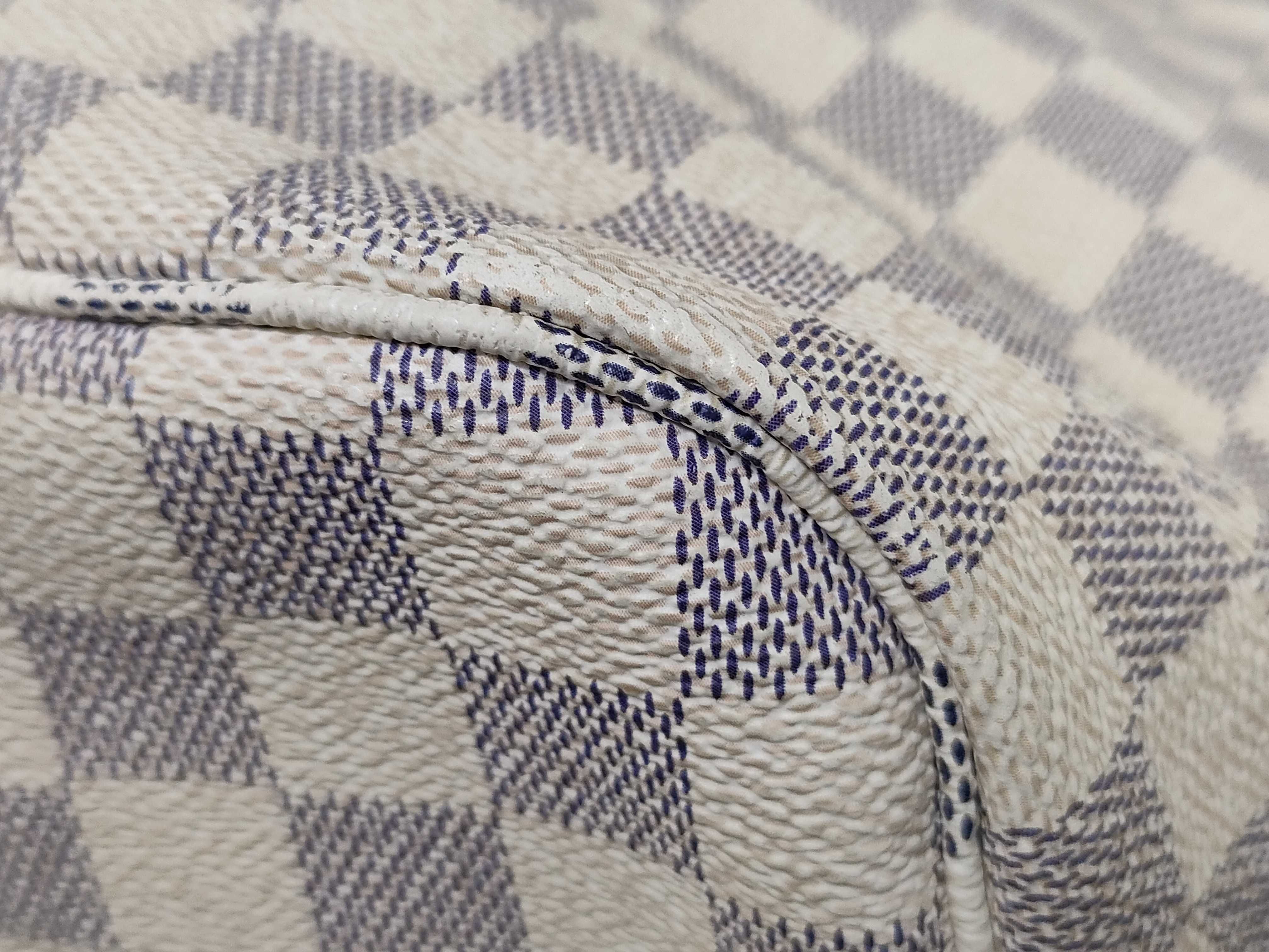 Damier Azur Neverfull MM Tote Bag N51107 — view 6