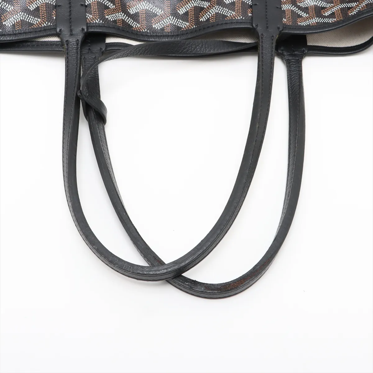 Saint-Louis PM PVC x Leather Tote Bag Brown x Black — view 5