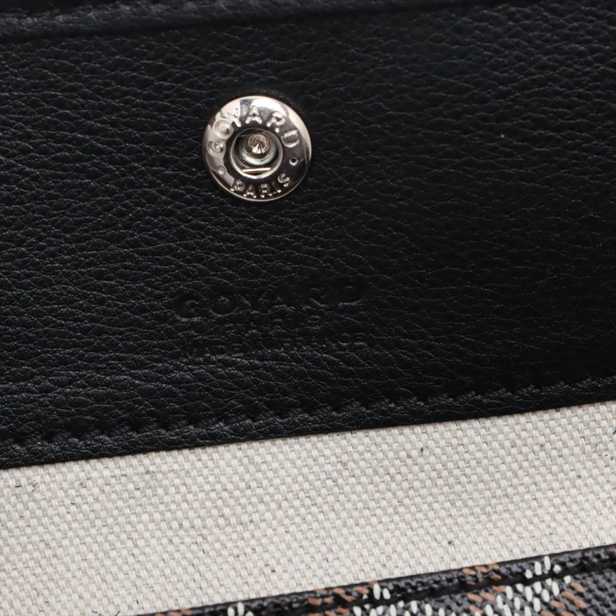 Saint-Louis PM PVC x Leather Tote Bag Brown x Black — view 9