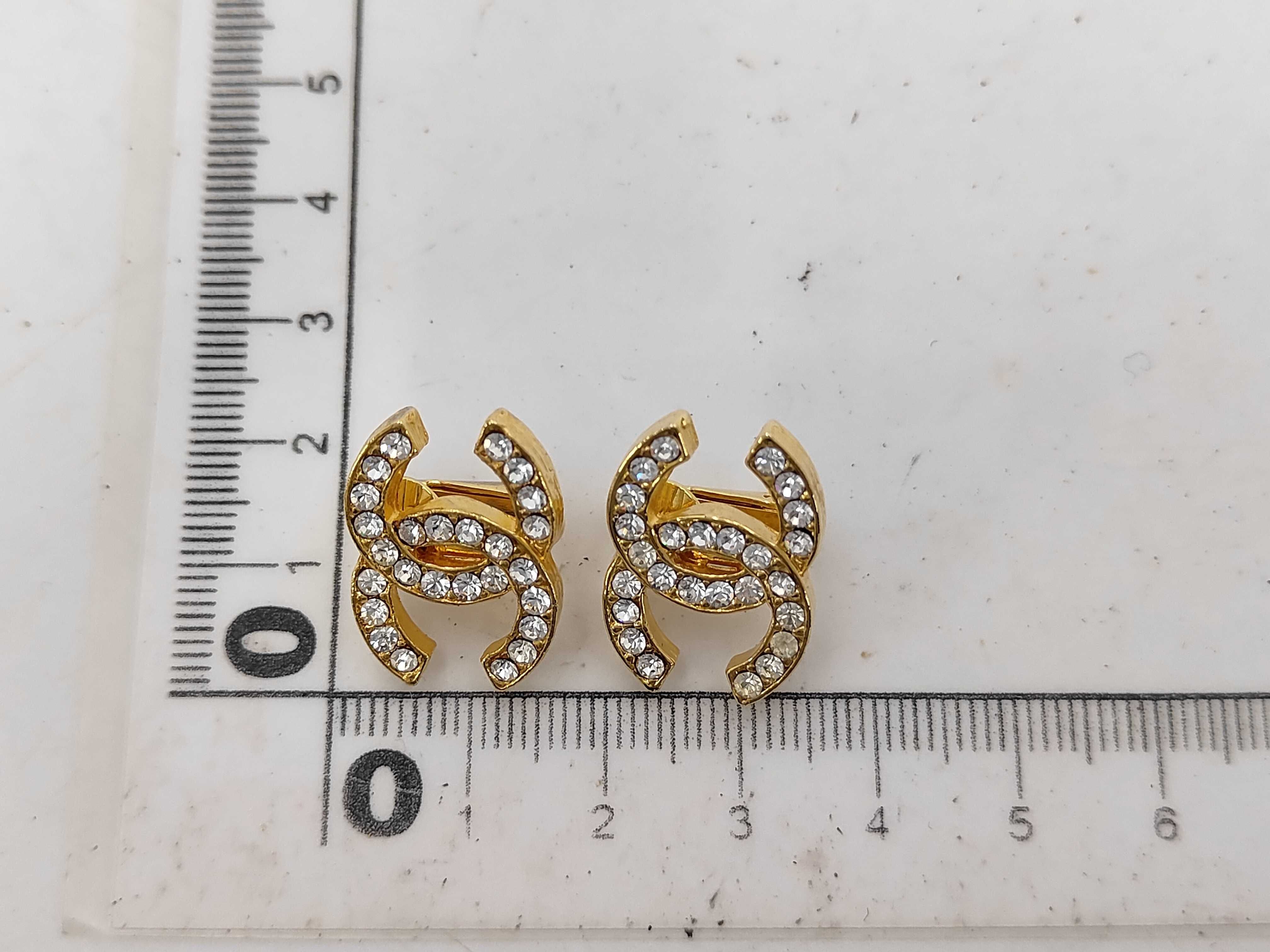 Coco Mark Rhinestone Earrings 2084 — view 6