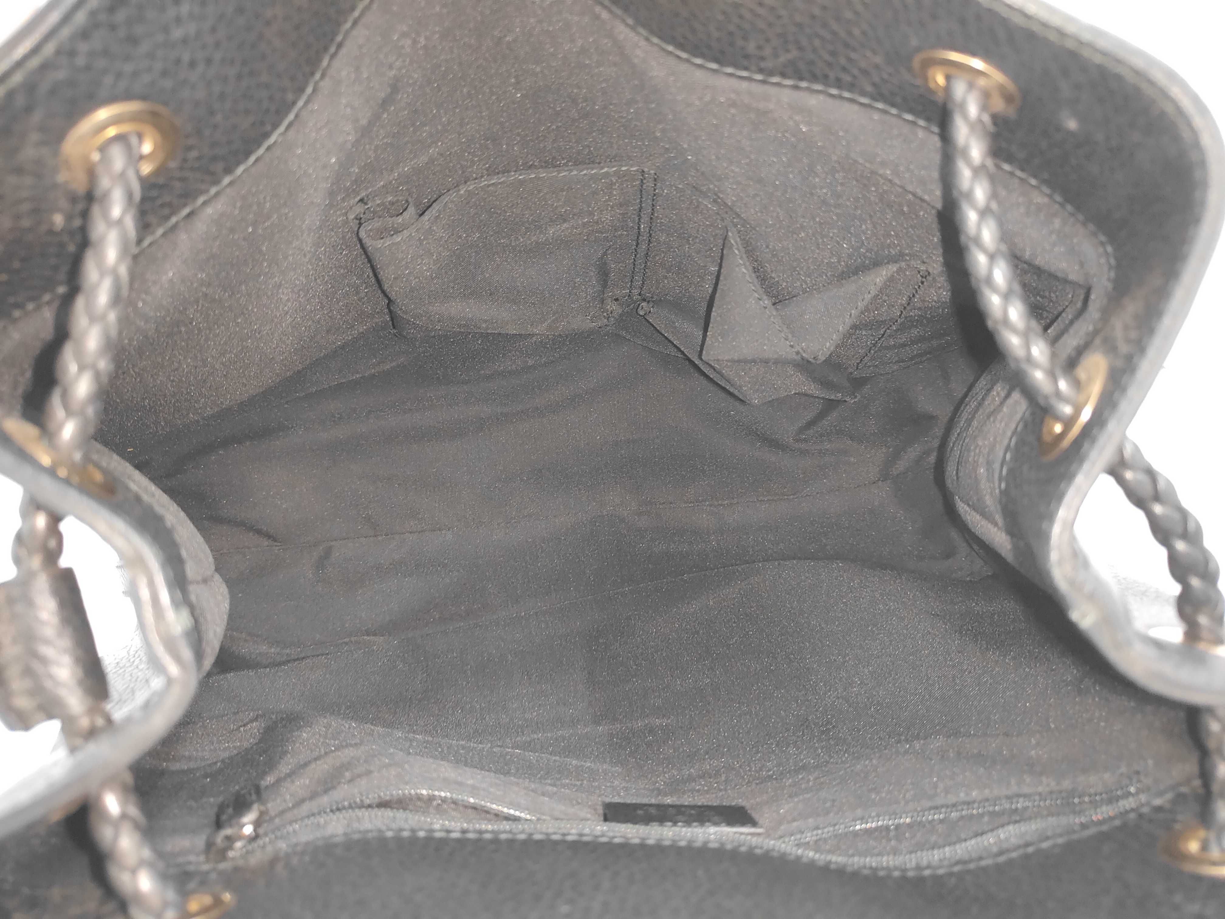 Leather Tote Bag (Black) — view 5