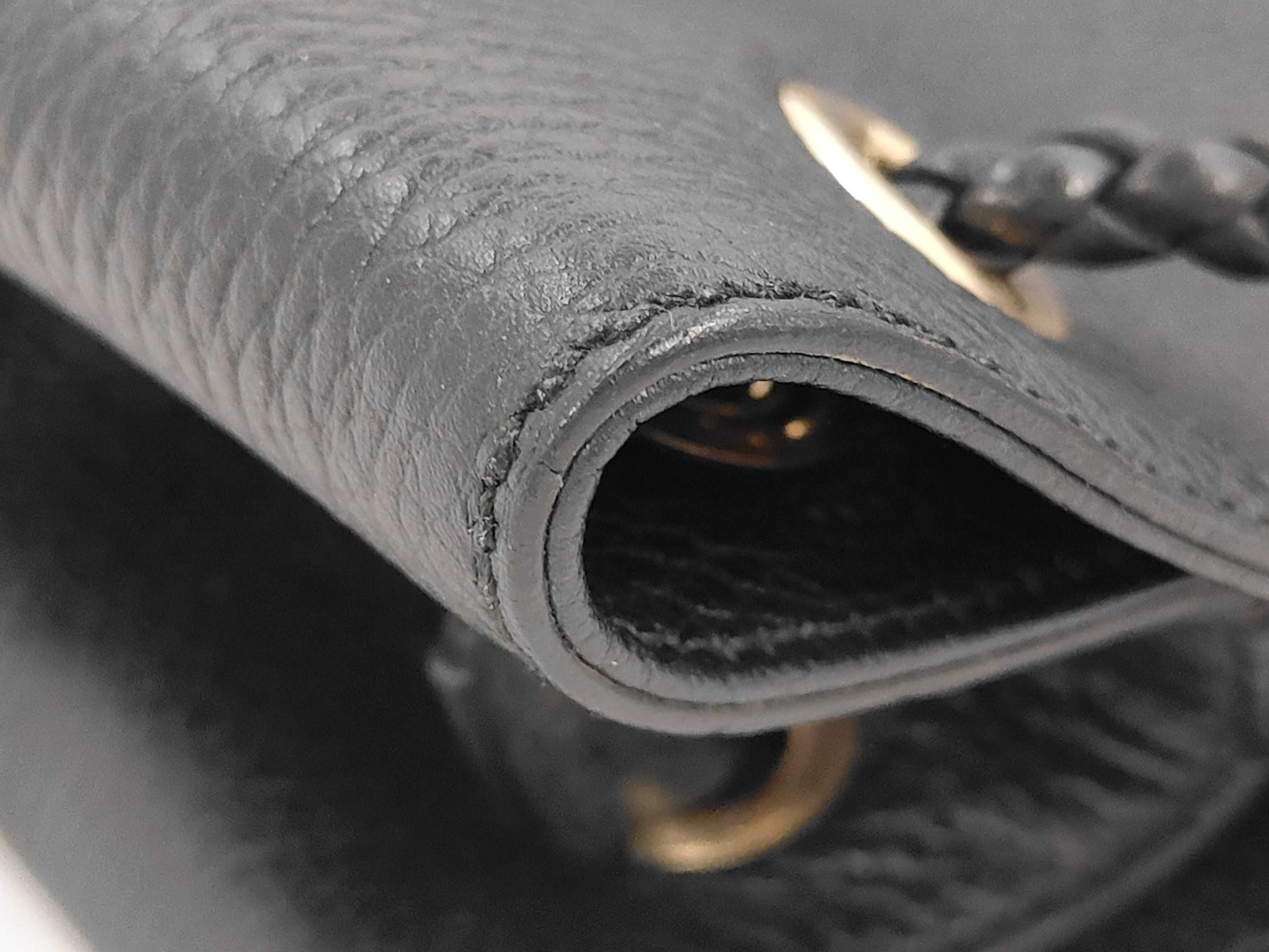 Leather Tote Bag (Black) — view 10