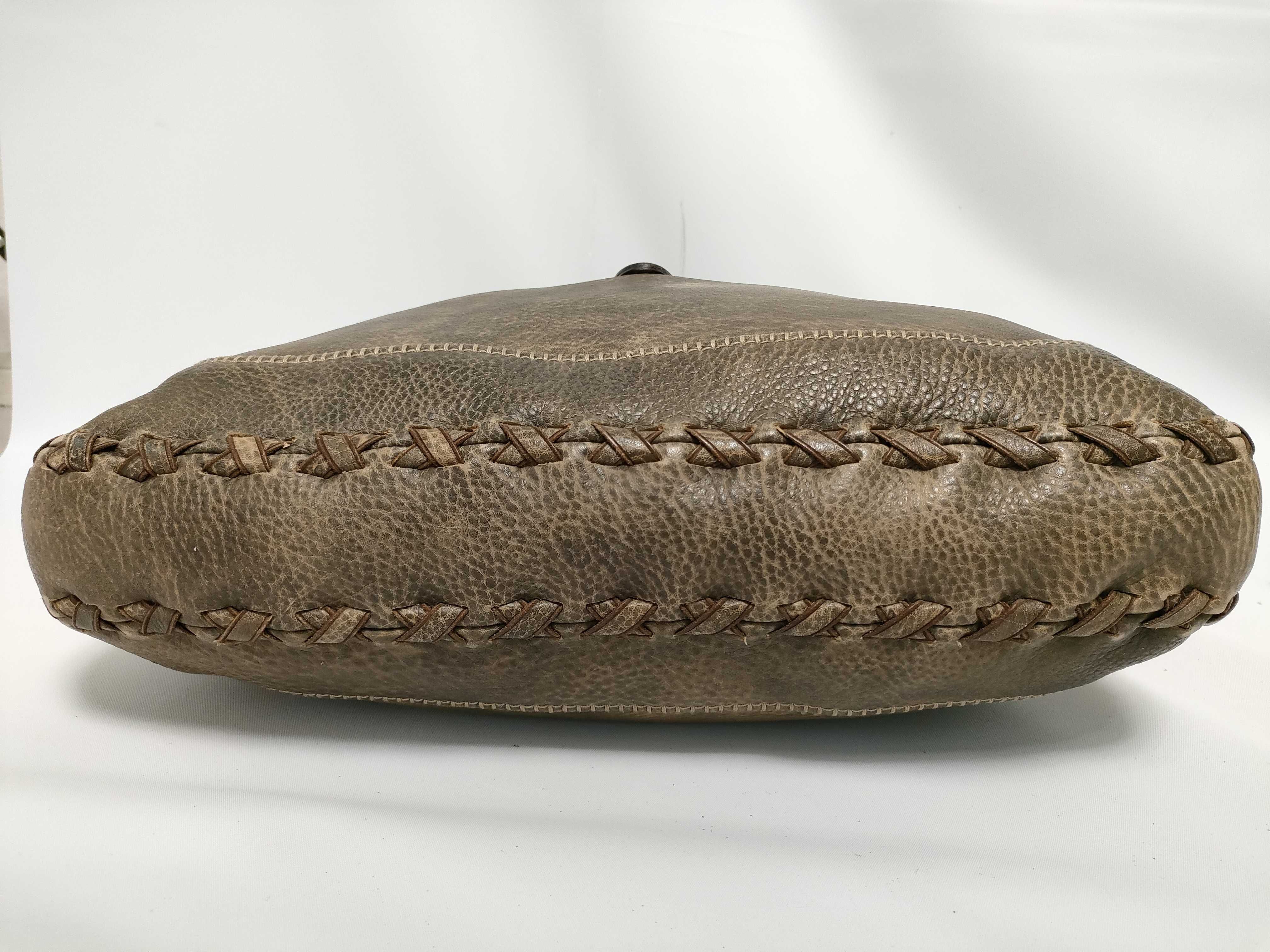 Bamboo FR - Bamboo Leather 2-Way Shoulder Bag Olive — view 4