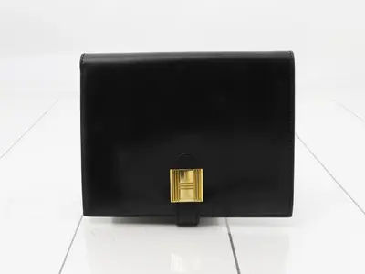 Saumur Diane, Y stamp, Box Calf, Black