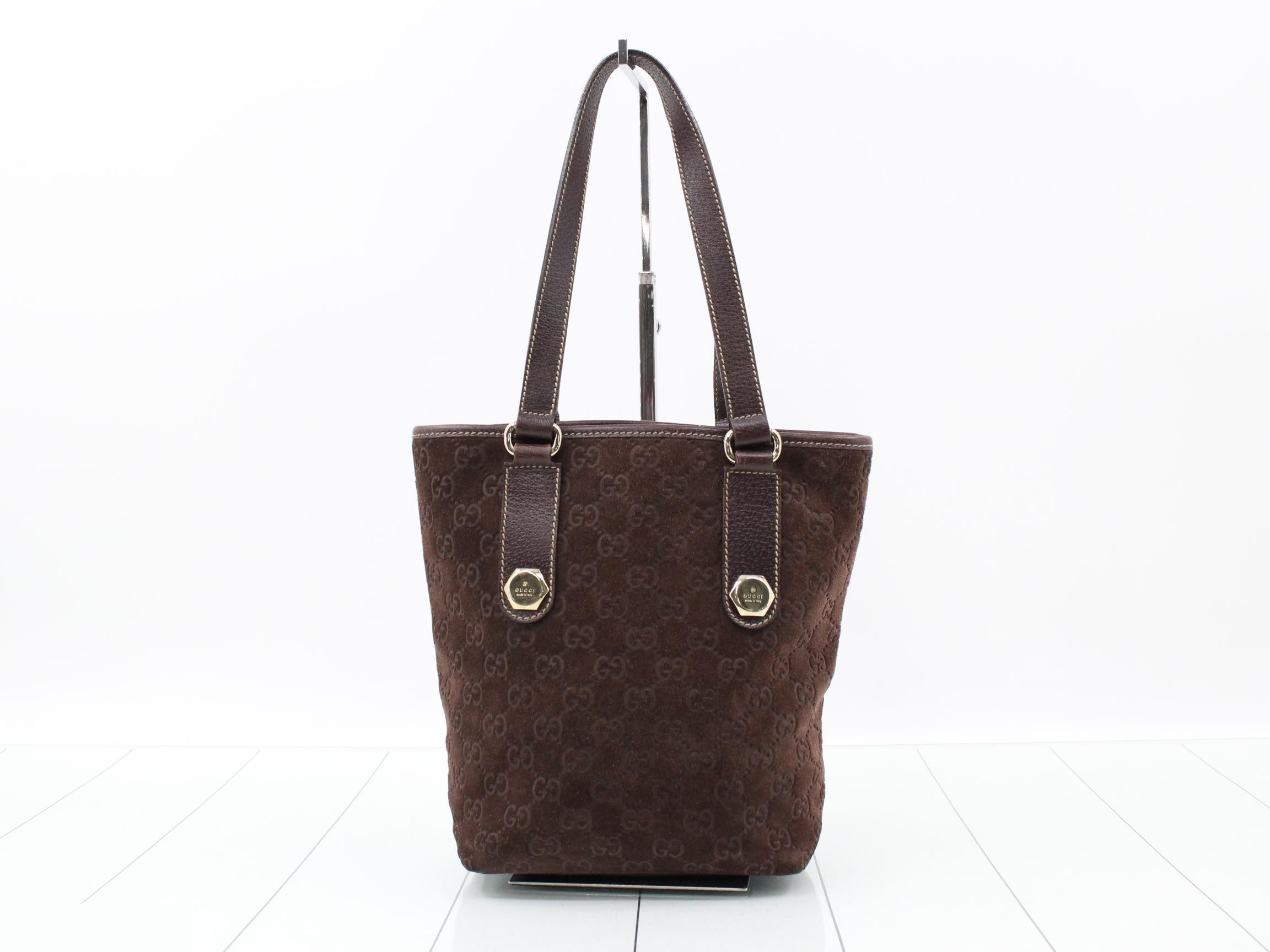 GG Suede Handbag — view 2