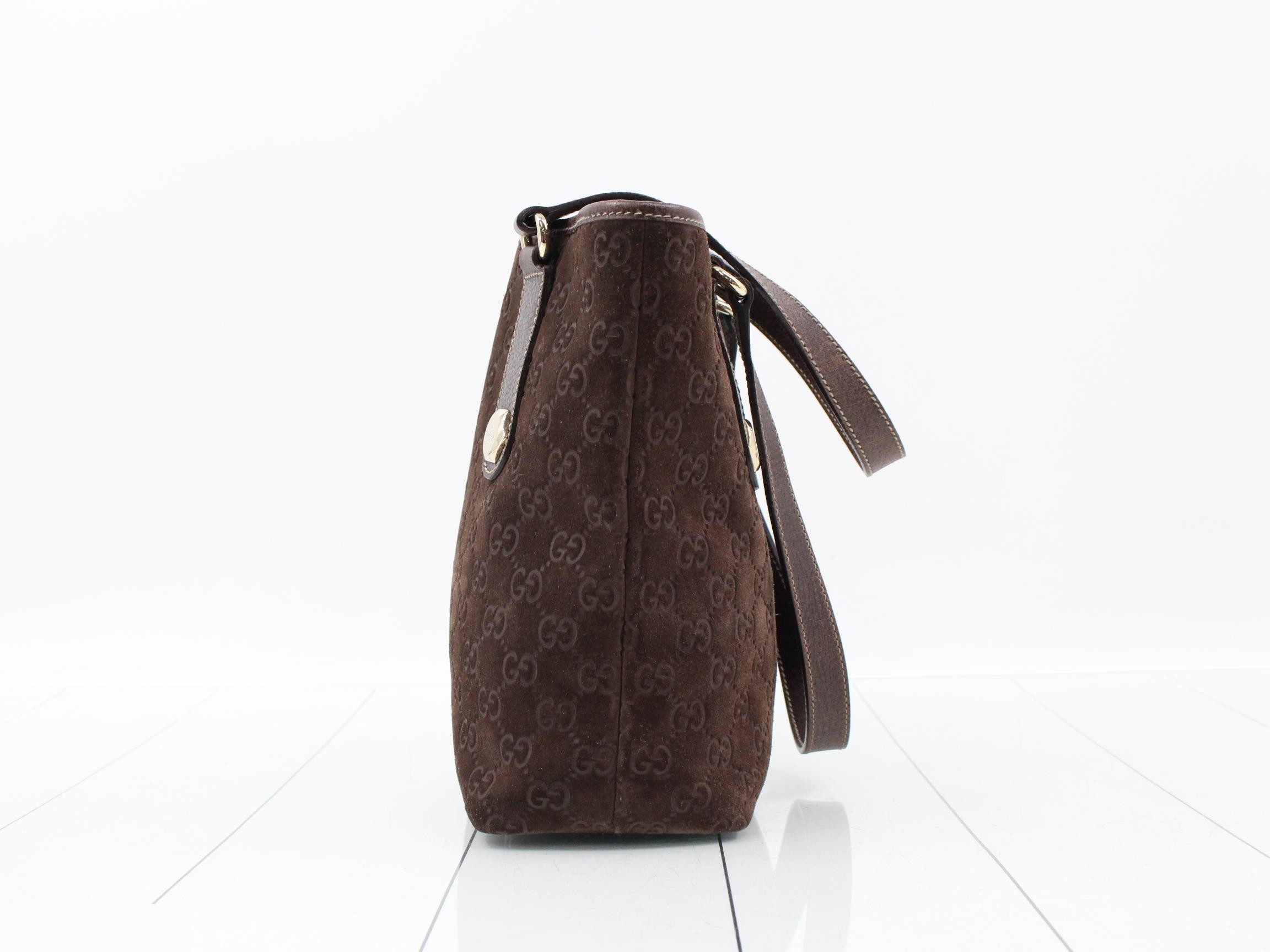 GG Suede Handbag — view 3