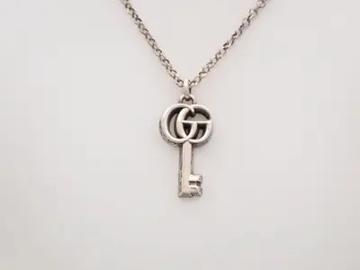 Silver necklace, Ag925/15.0g, chain approximately 50cm