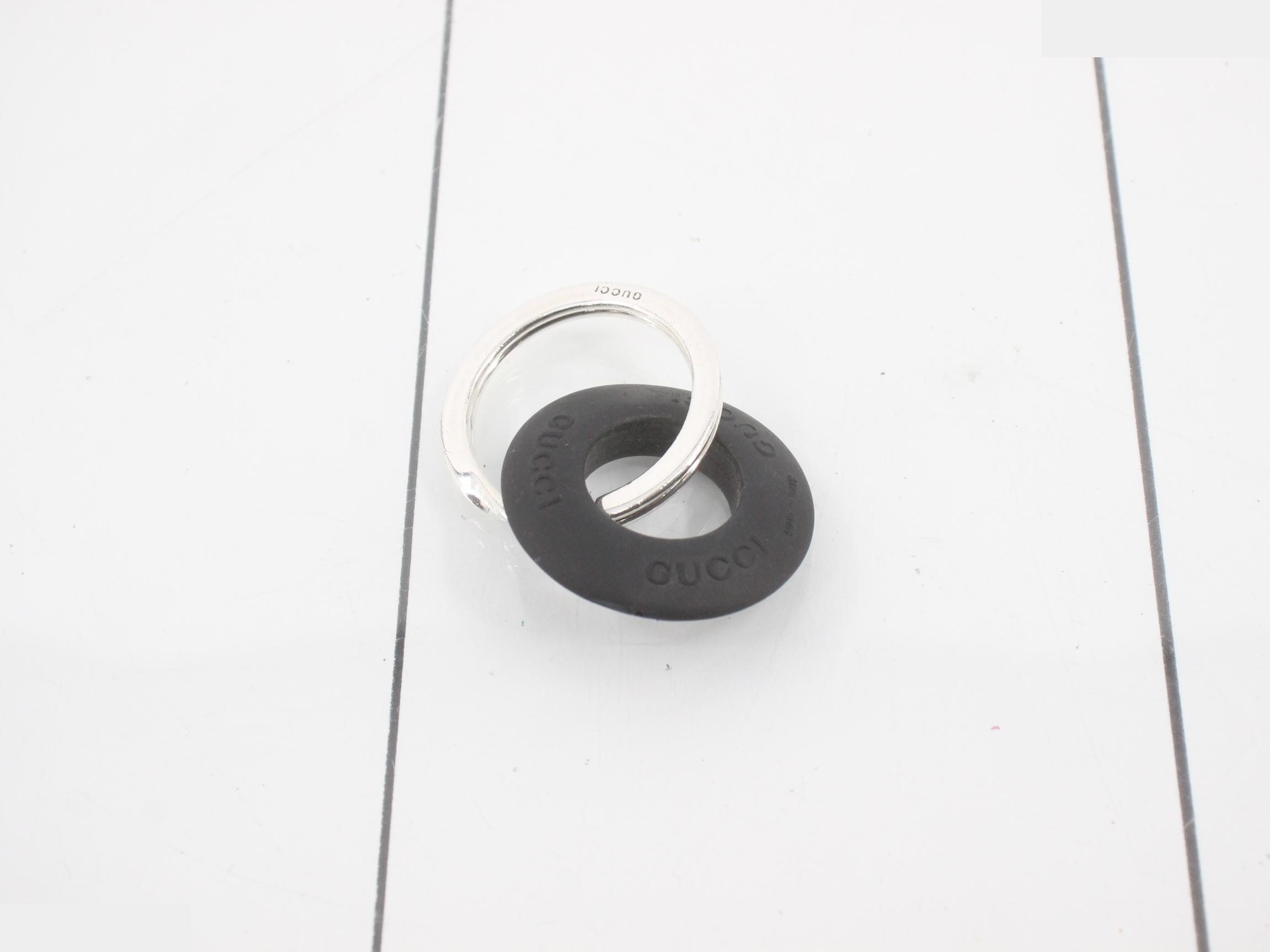 925 Rubber Keyring — view 2