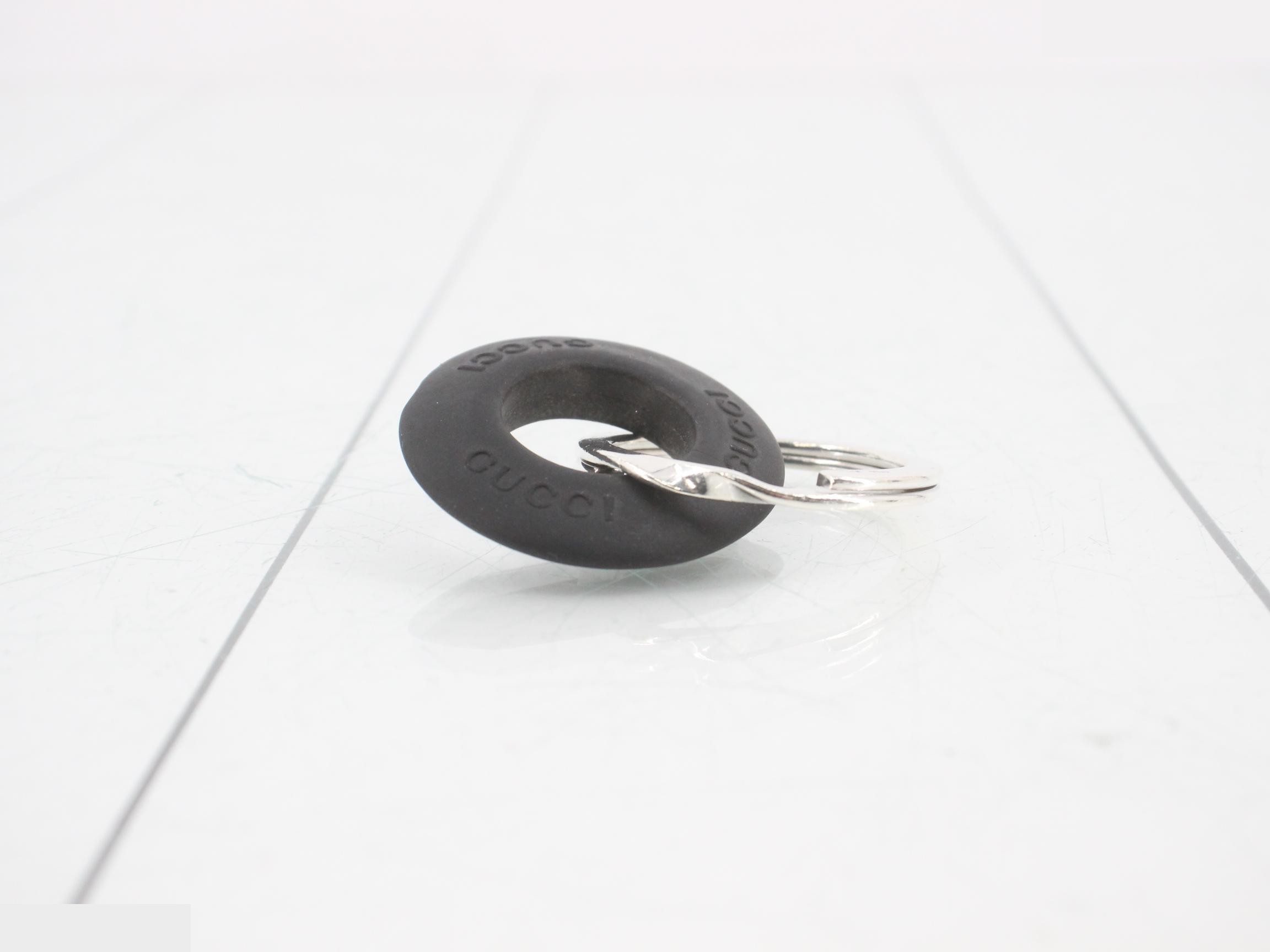 925 Rubber Keyring — view 3