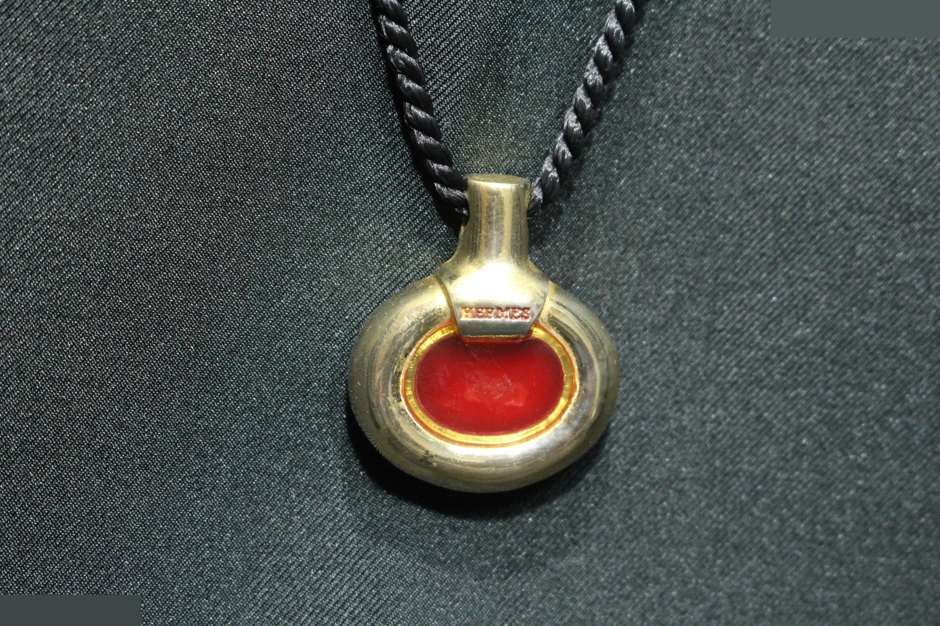 Perfume bottle necklace, approximately 68cm in length. — view 2