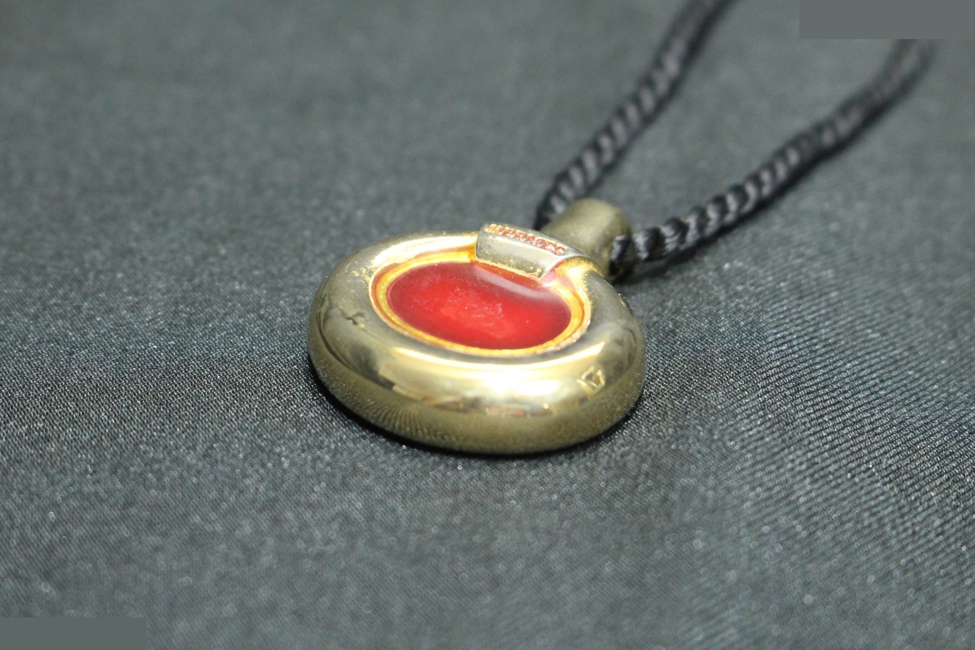 Perfume bottle necklace, approximately 68cm in length. — view 3