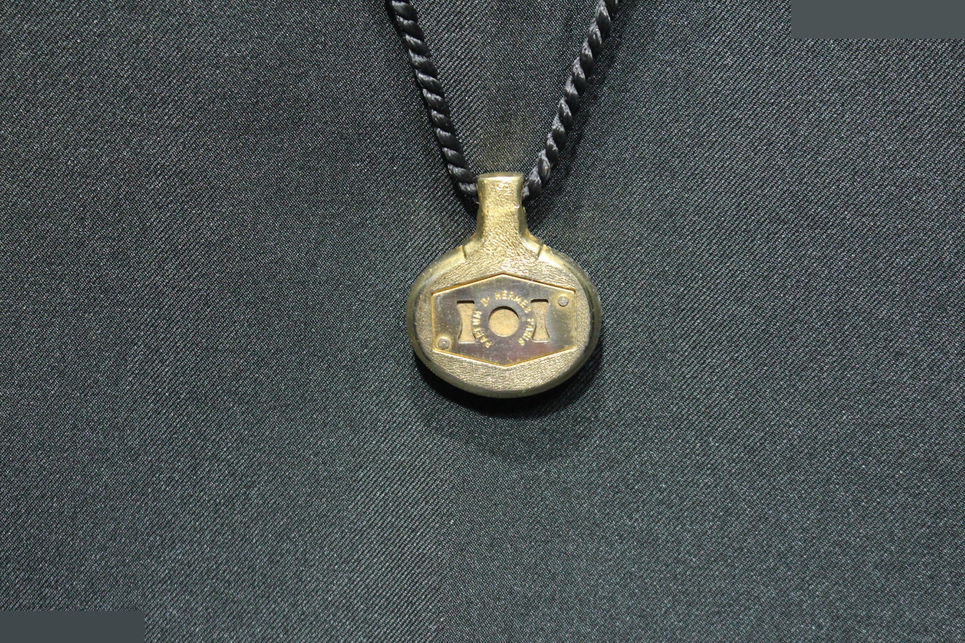 Perfume bottle necklace, approximately 68cm in length. — view 5