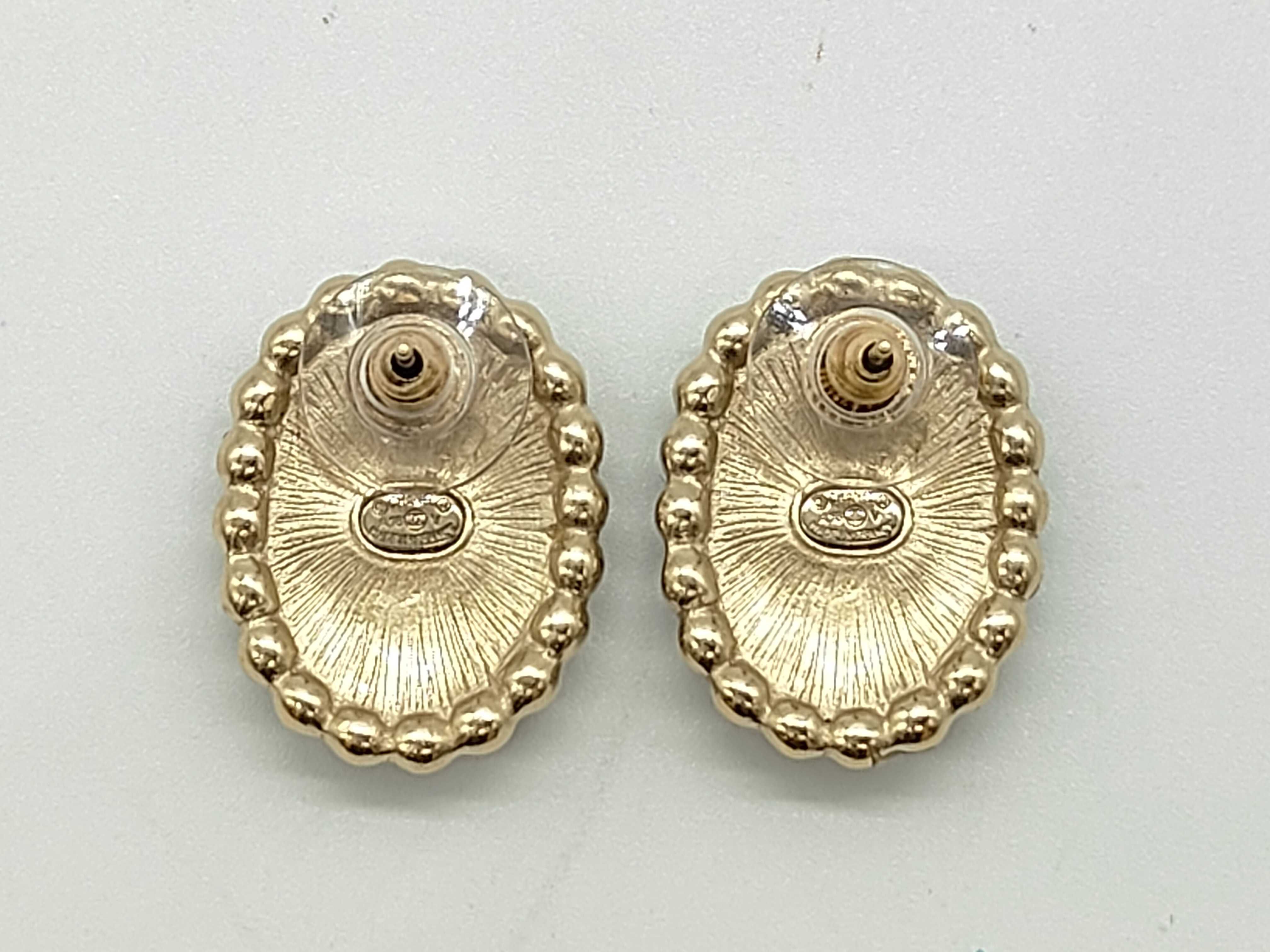 A18V Earrings, Coco Mark Pearl Earrings — view 2