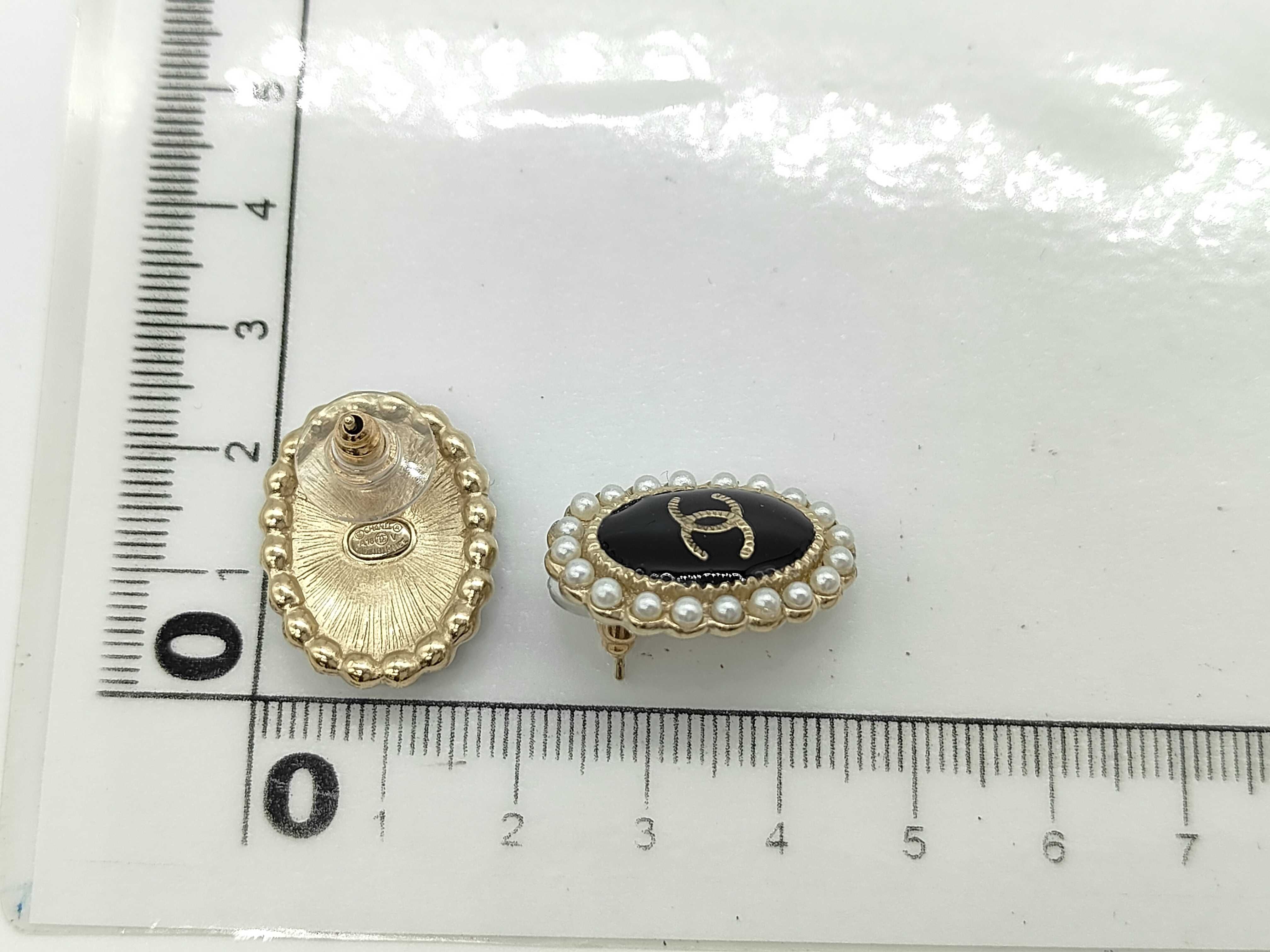 A18V Earrings, Coco Mark Pearl Earrings — view 6