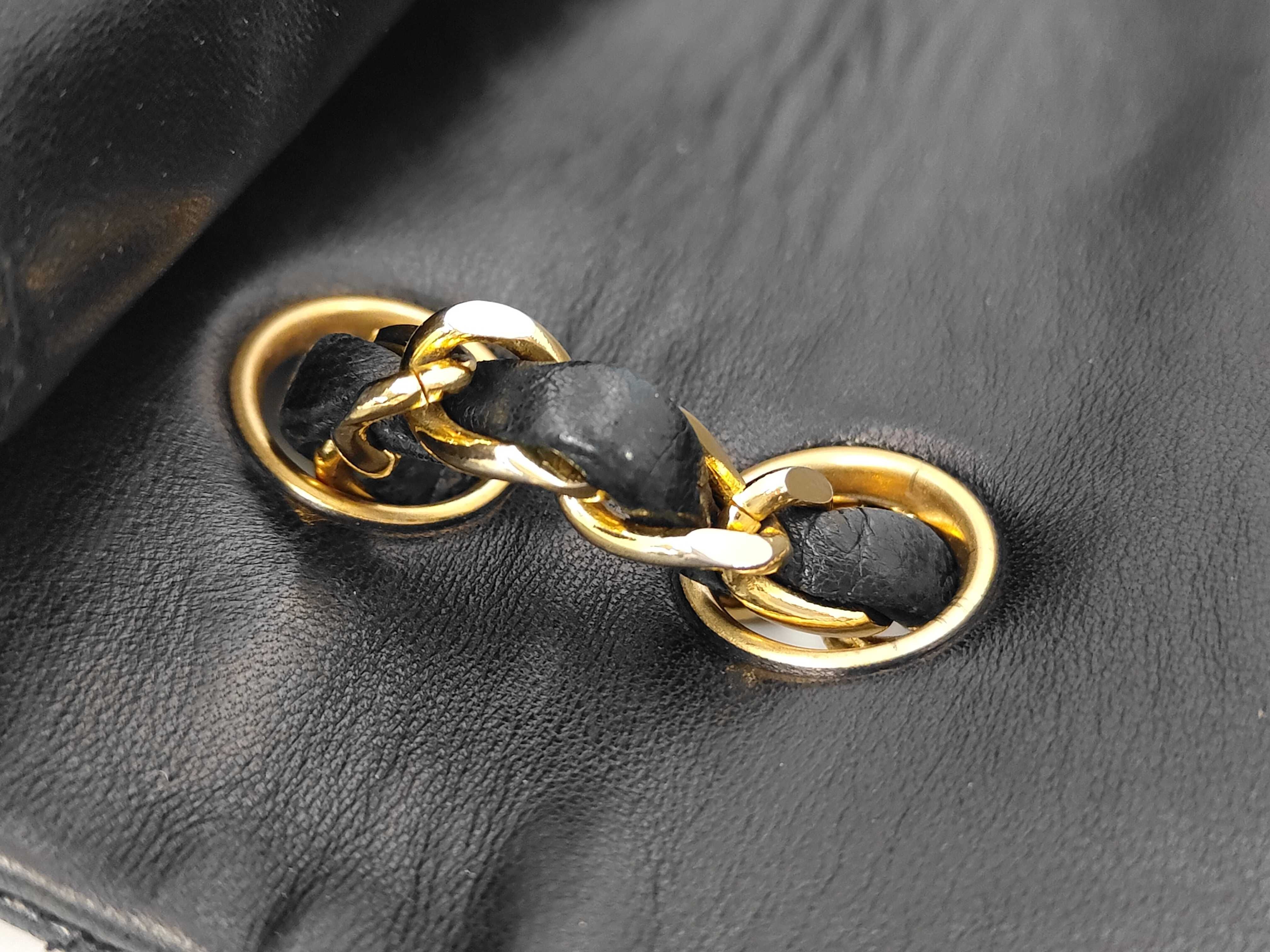 Matelassé Chain Shoulder Bag, Lambskin, with Dust Bag — view 8