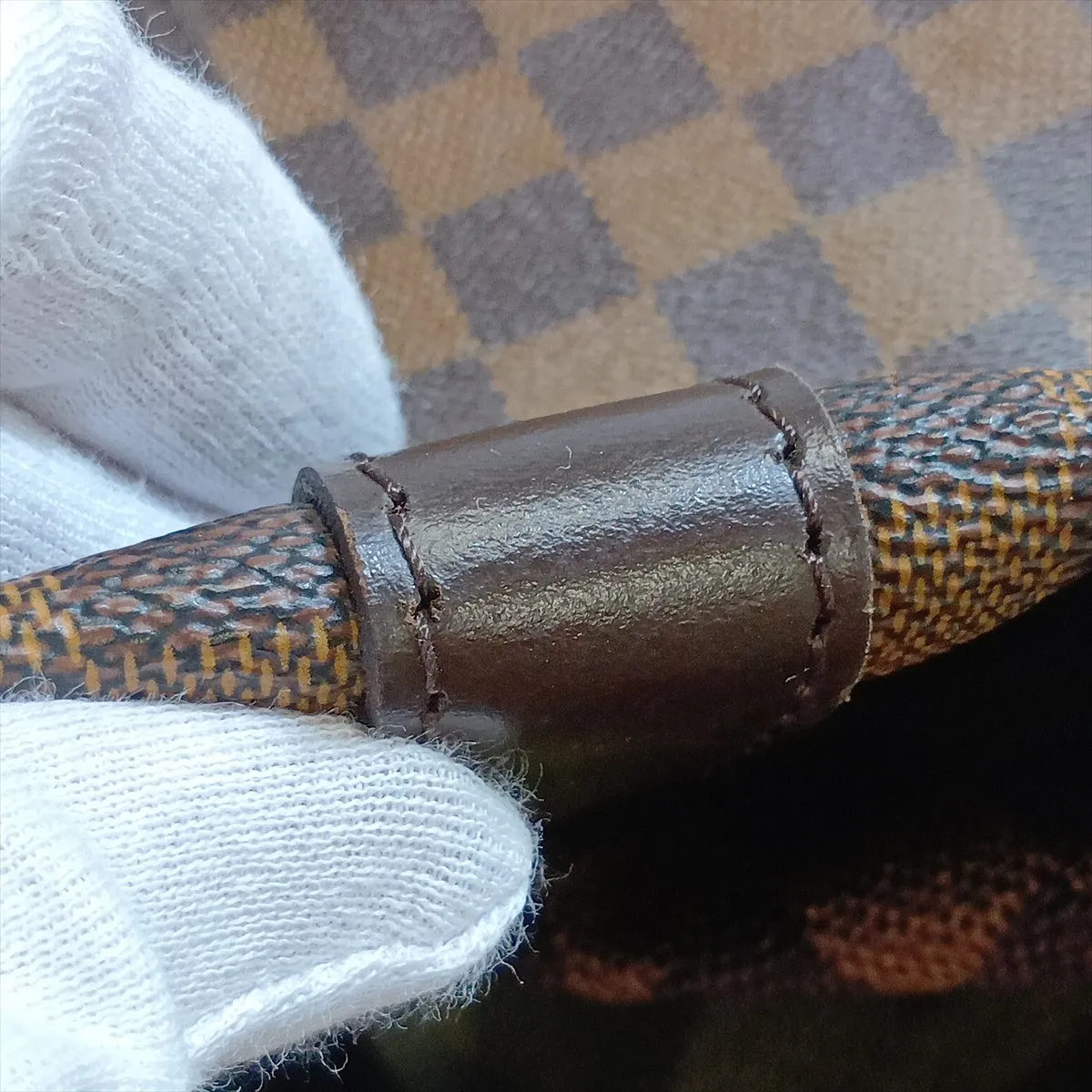 Damier Keepall Bandoulière 55 N41414 MB4019 Brown — view 11