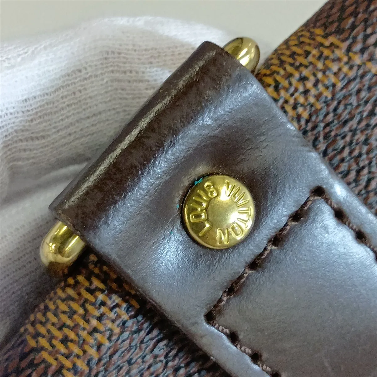 Damier Keepall Bandoulière 55 N41414 MB4019 Brown — view 13