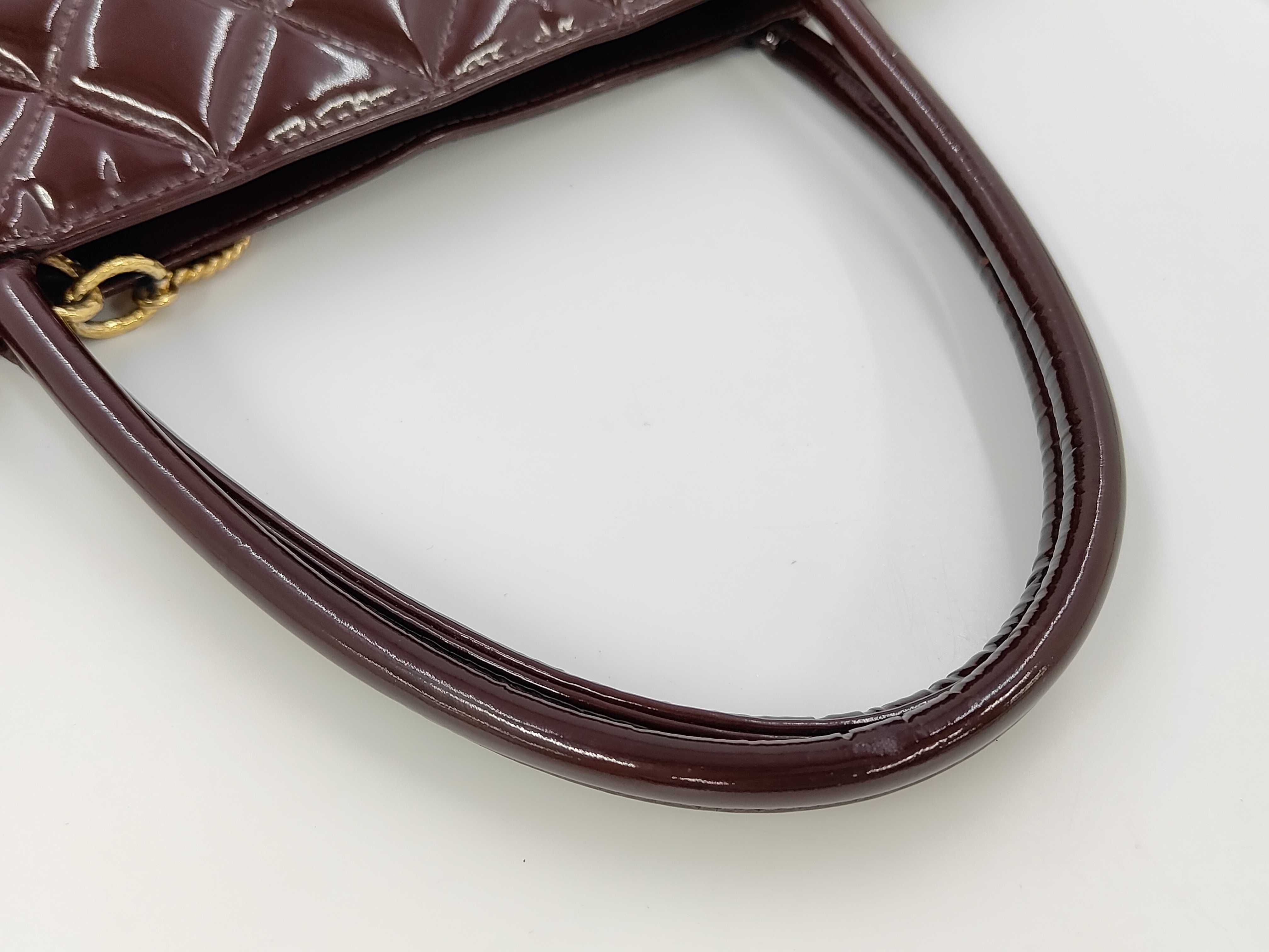 Reissue Tote Bag A01804 Enamel Matelassé Coco Mark Tote Bag — view 5