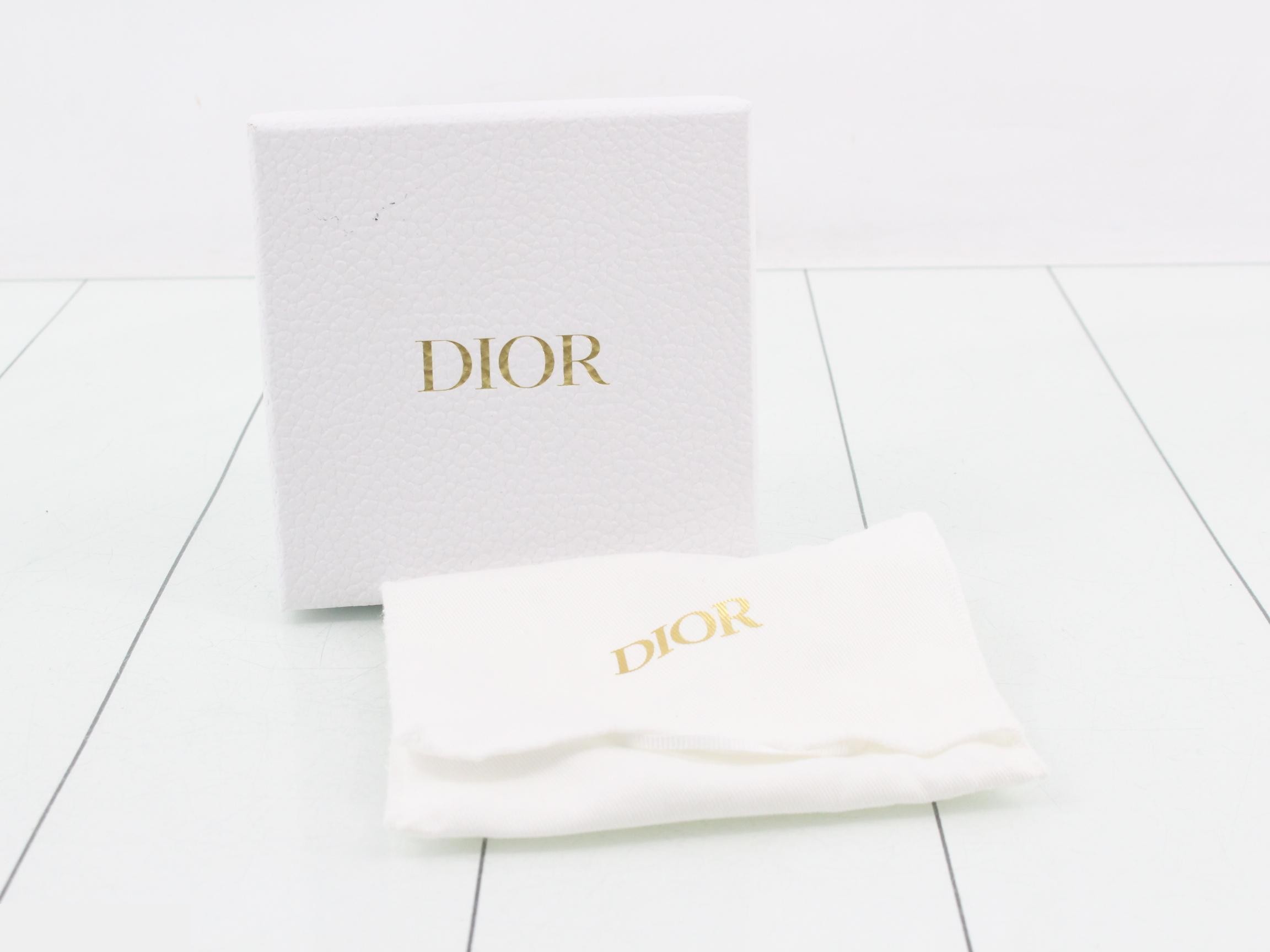 Lady Dior Compact Wallet, Black — view 5