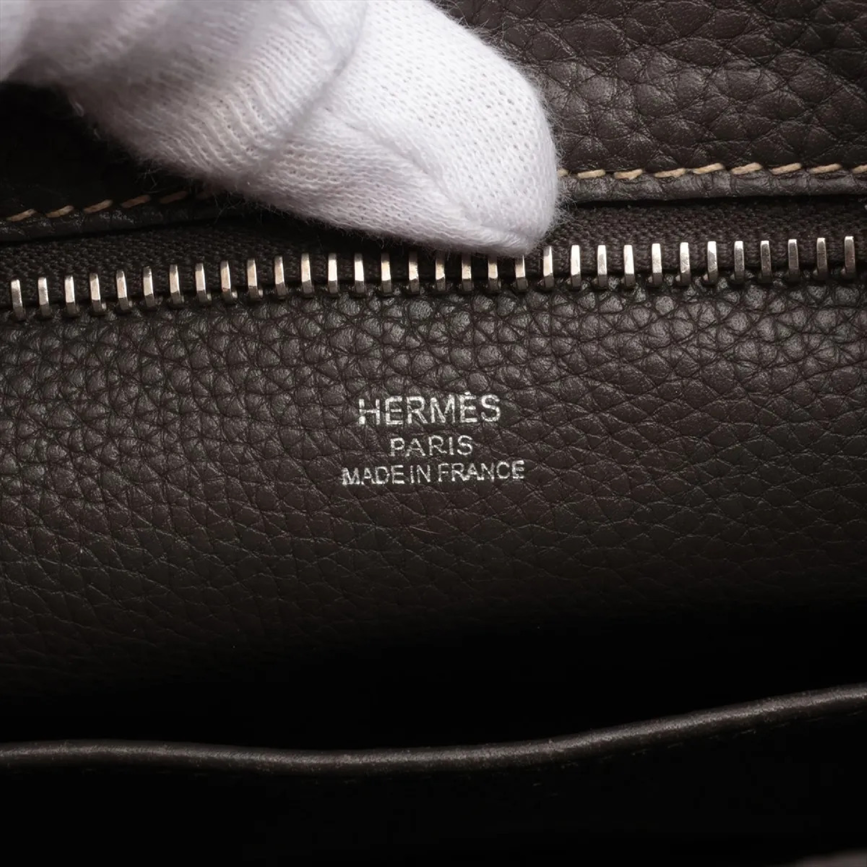 Good News PM Taurillon Clemence Graphite L: 2008 Shoulder Bag — view 8