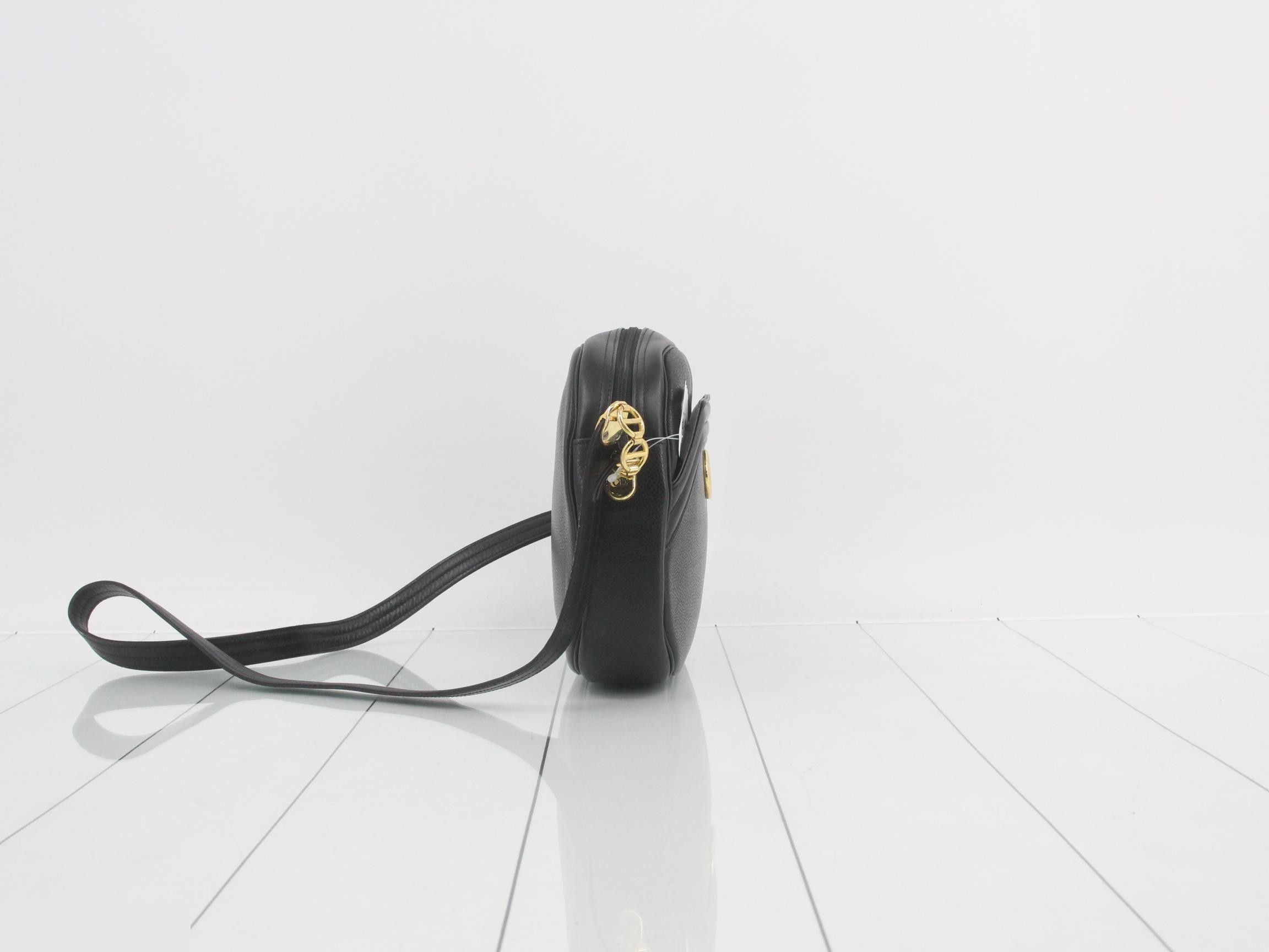 Logo Leather Shoulder Bag — view 4