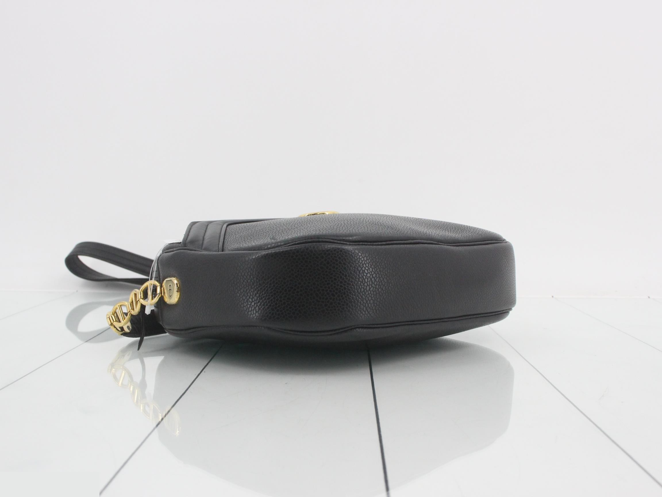 Logo Leather Shoulder Bag — view 5