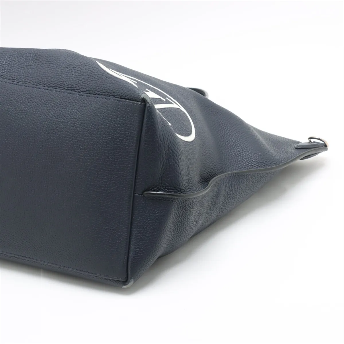 LV Circle East Side Zipped Tote M53436 UB1137 Navy No Pull Leather — view 3