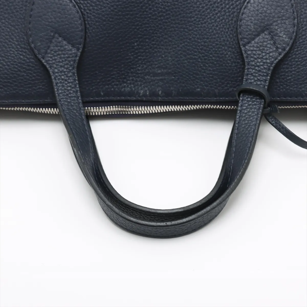 LV Circle East Side Zipped Tote M53436 UB1137 Navy No Pull Leather — view 5