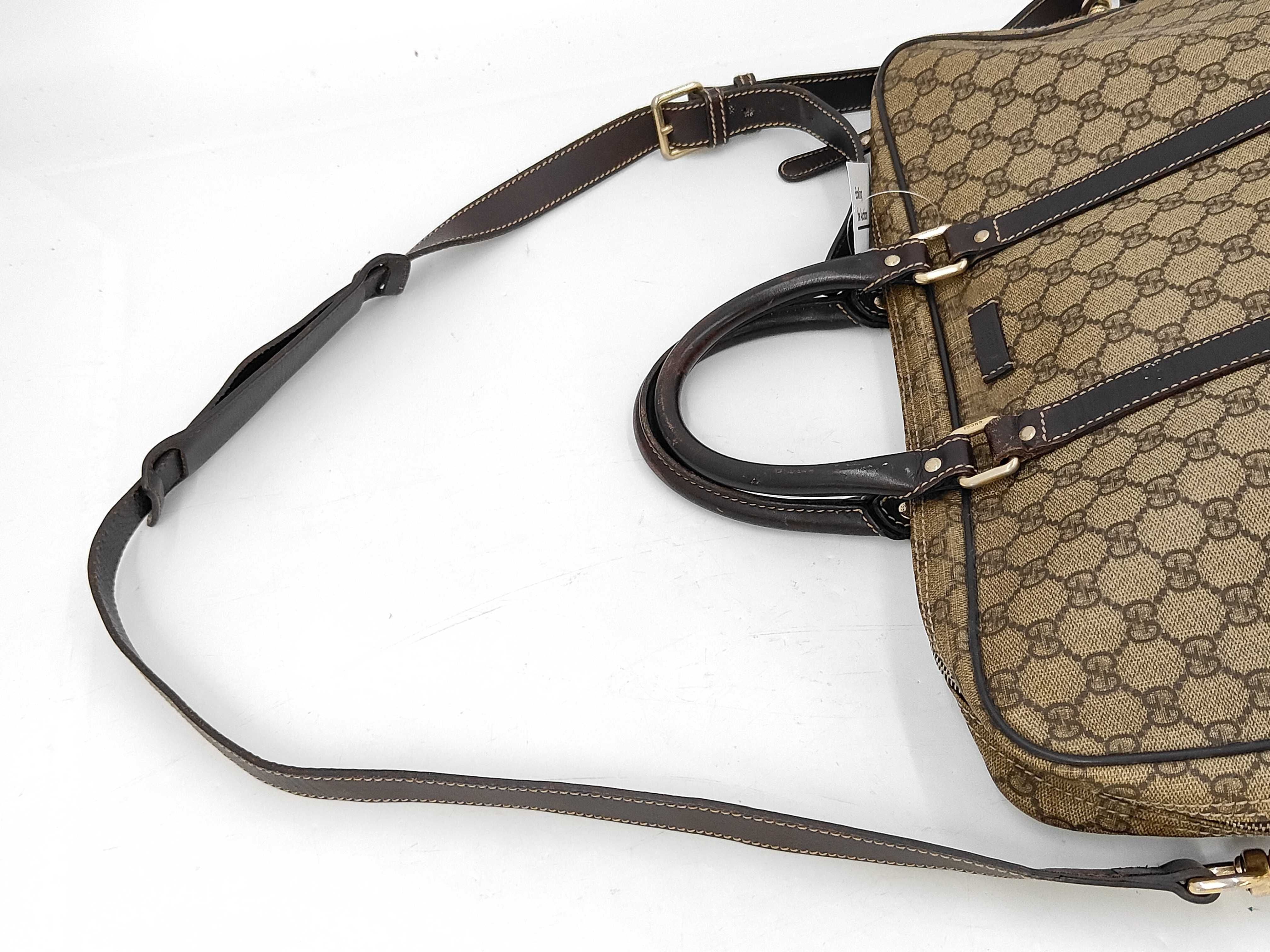 GG Supreme 208463 Briefcase Shoulder Bag — view 5