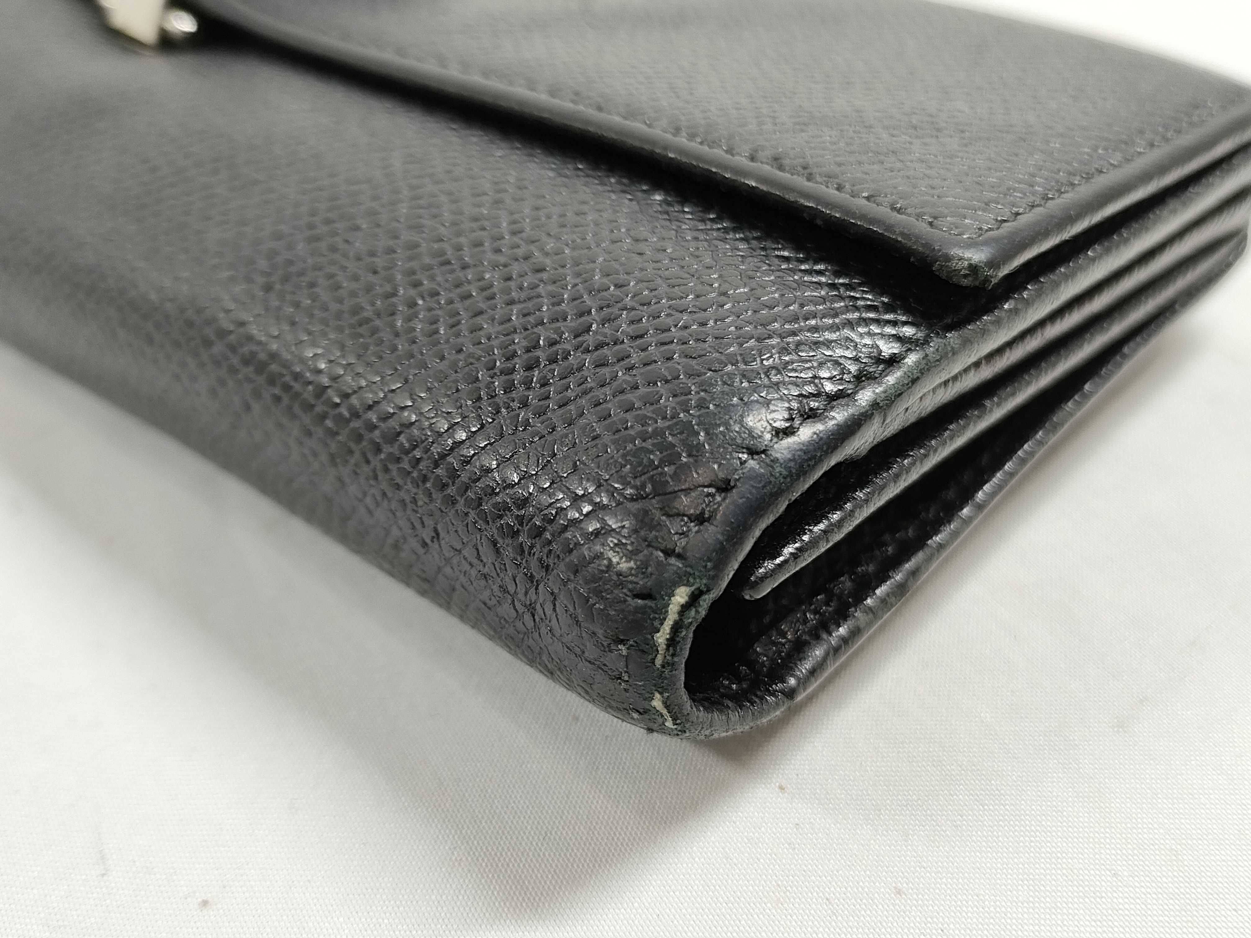 Bulgari Long Wallet, Black — view 3