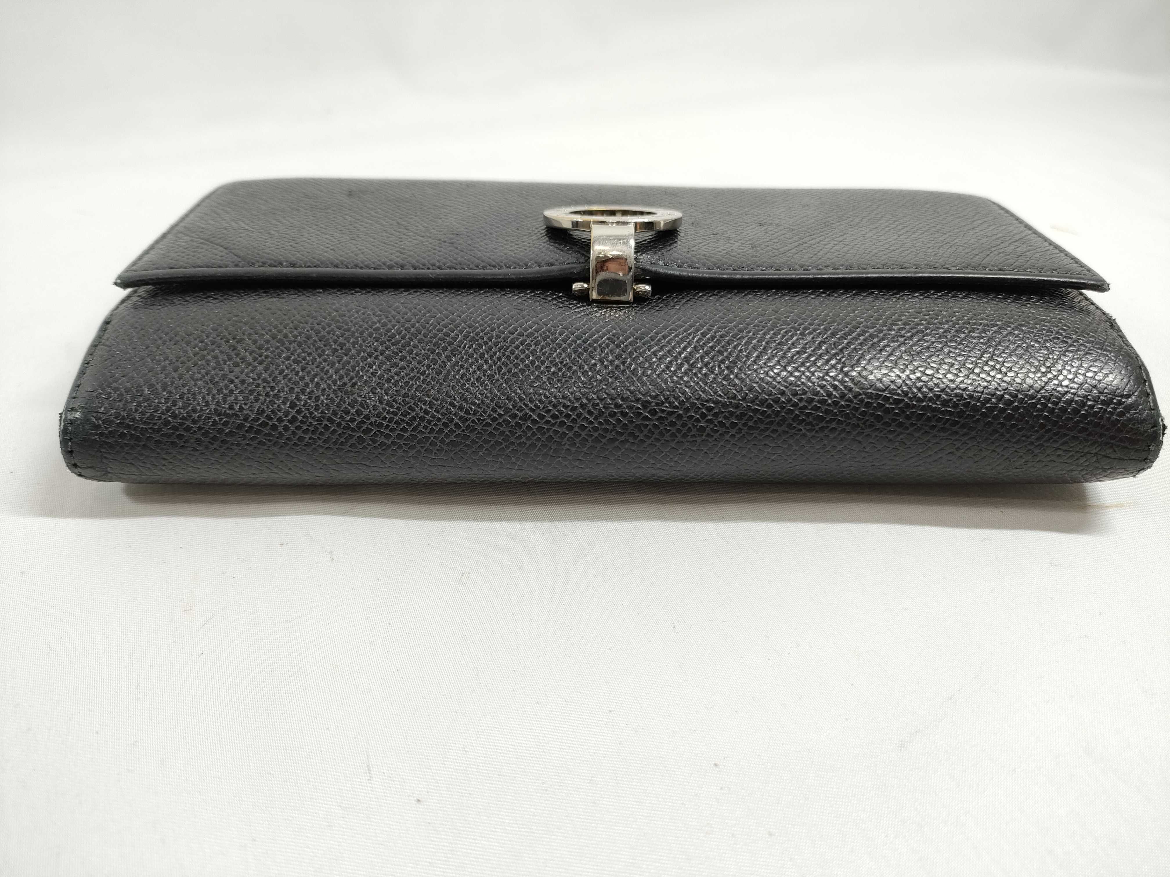 Bulgari Long Wallet, Black — view 4