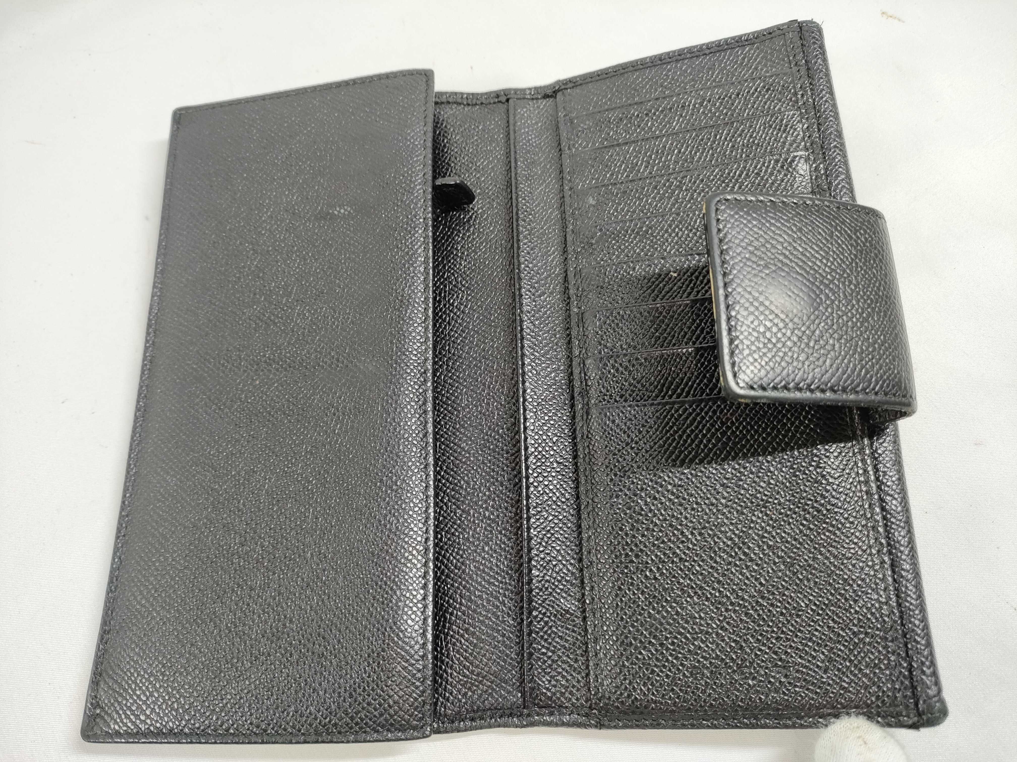 Bulgari Long Wallet, Black — view 7