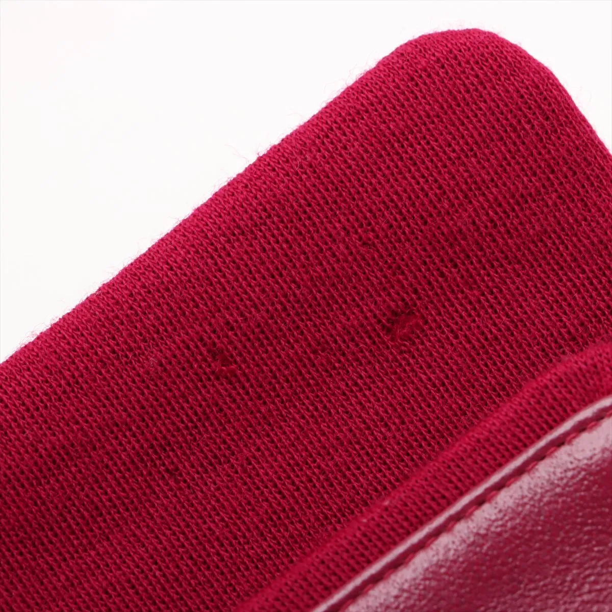 Matelassé 25 Cotton Double Flap Double Chain Bag, Red with Gold Hardware, 6544830, Series 6, A01112 — view 10