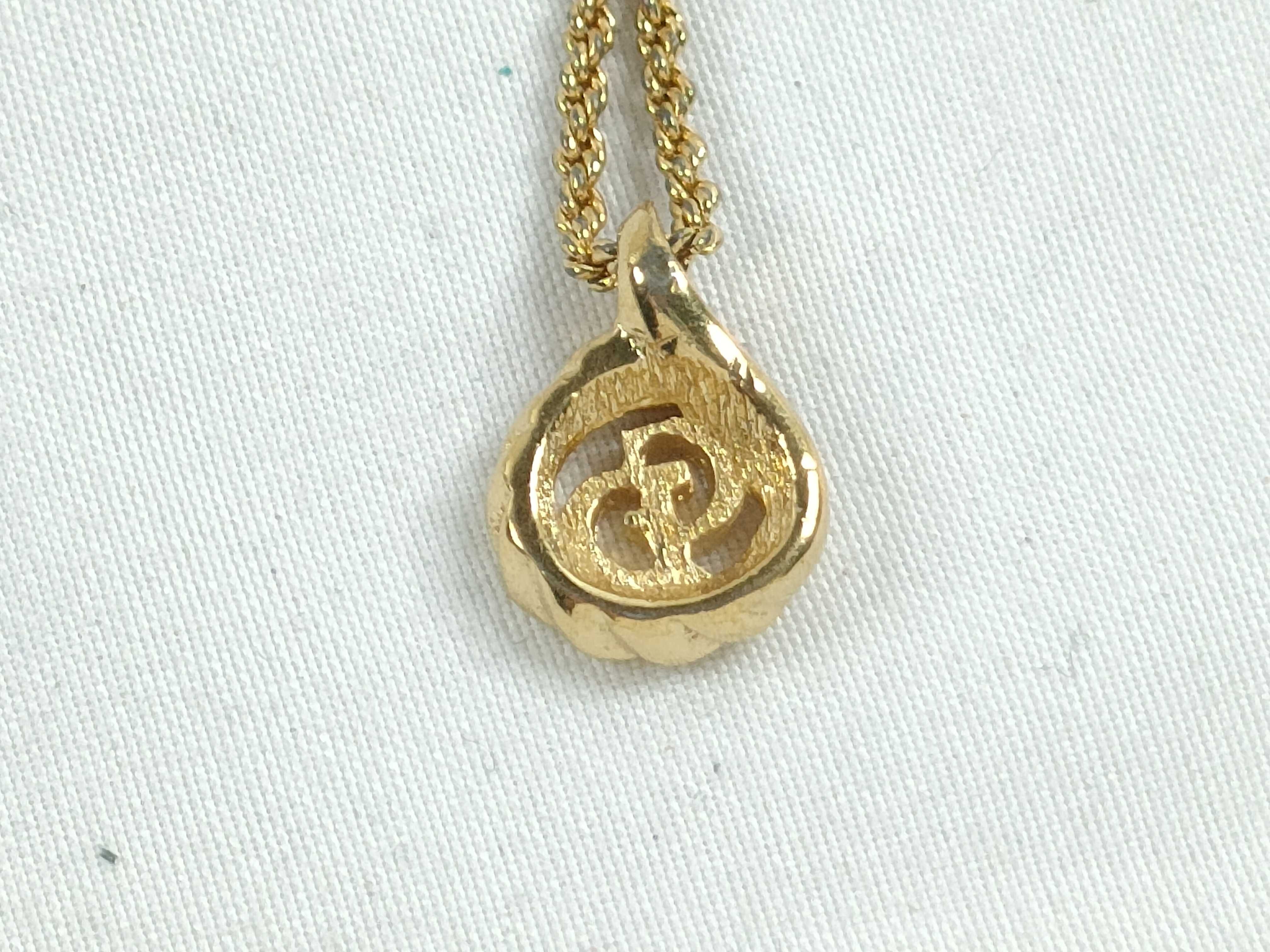 CD Logo Necklace — view 2