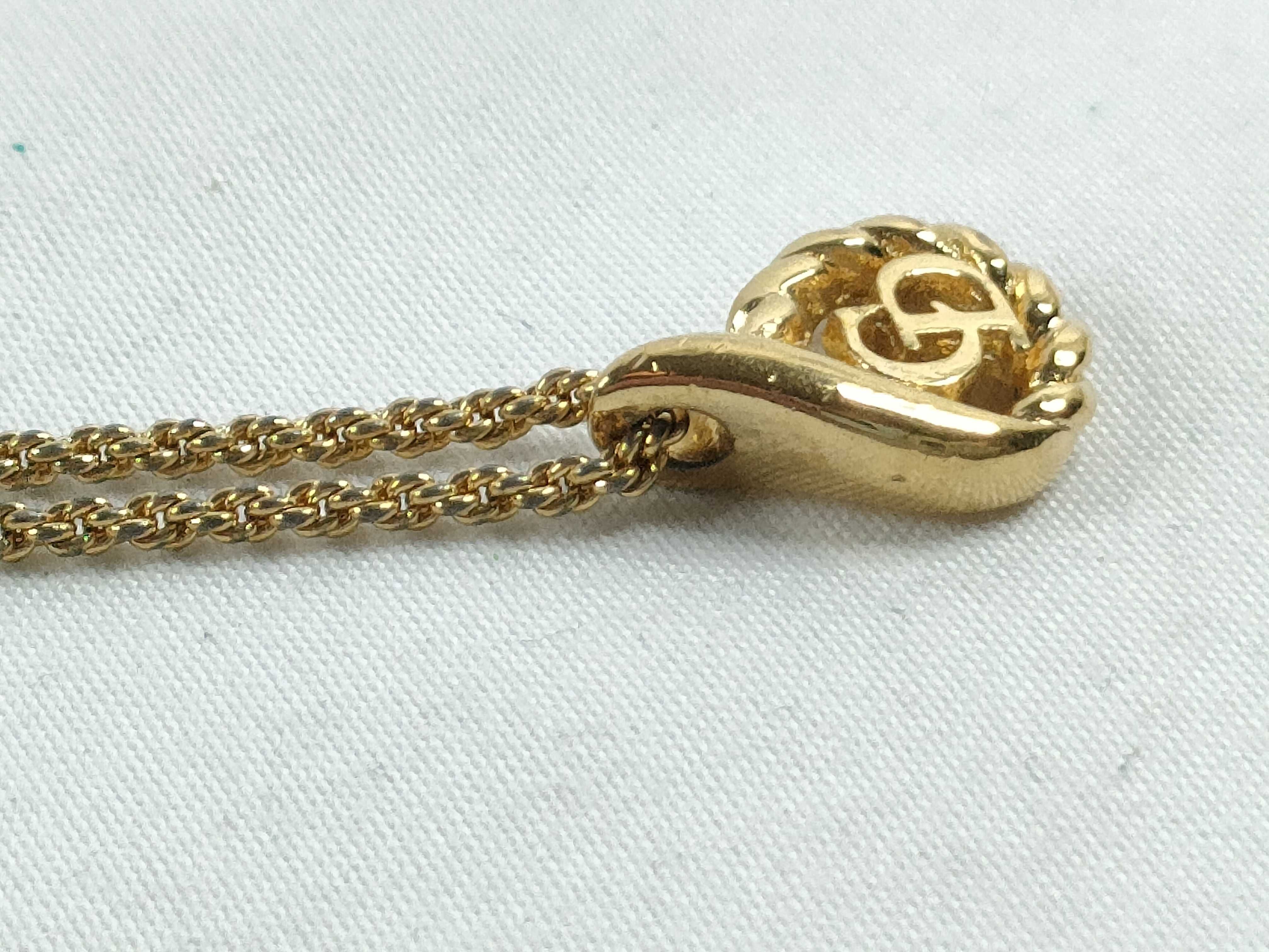 CD Logo Necklace — view 4