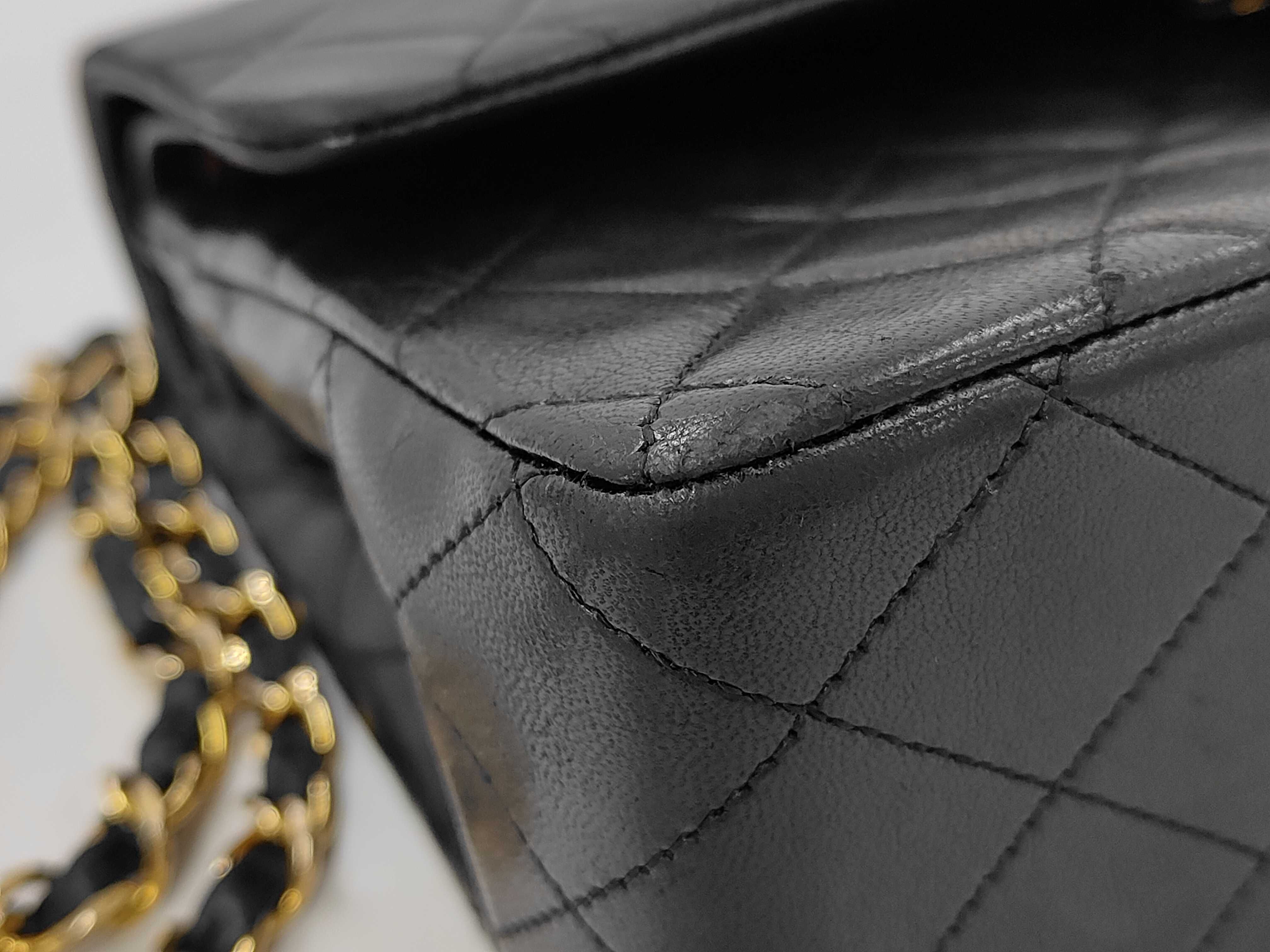 Matelassé 25 Lambskin Double Flap Double Chain Shoulder Bag — view 7